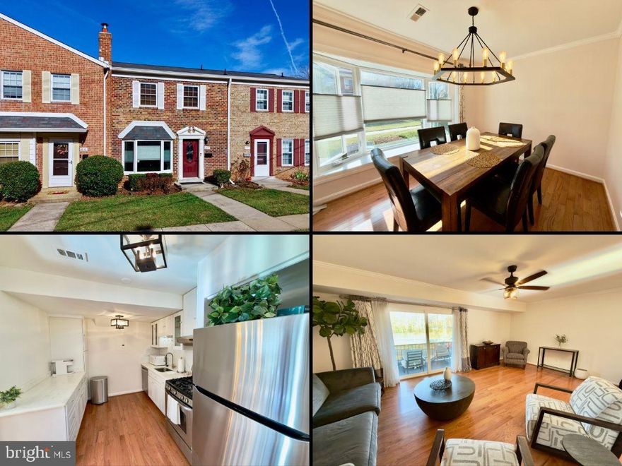 Welcome to this beautifully updated 3-bedroom, 1.5-bath townhome in the heart of Greenbelt, offering a rare blend of modern upgrades and unbeatable convenience. Freshly painted throughout, this home features all-new Pella windows, including a sliding glass door and casement bay windows (2023), complemented by custom top-down/bottom-up shades at the bay window. The kitchen stands out with stainless steel appliances, a newly installed refrigerator (2025), newer dishwasher, and stunning full-wall granite and marble countertops and backsplash (2019). Enjoy newer hardwood floors on the main level (2023), new wood stairs with a contemporary wood-and-metal railing (2024), and brand-new carpet in the upstairs bedrooms. Additional enhancements include an updated HVAC system and a premium Miele in-unit washer and dryer, both under five years old, as well as a beautifully renovated tub/shower surround (2023). Relax on the balcony with its scenic view, perfect for morning coffee, evening unwinding, or even watching the neighborhood fireworks. Just steps from Buddy Attick Park and Greenbelt Lake, you’ll have playgrounds, walking trails, and fishing practically at your doorstep. Plus, a grocery store, movie theater, cafés, aquatic center/gym, and recreation center are all moments away, making this one of Greenbelt’s most walkable and convenient locations.