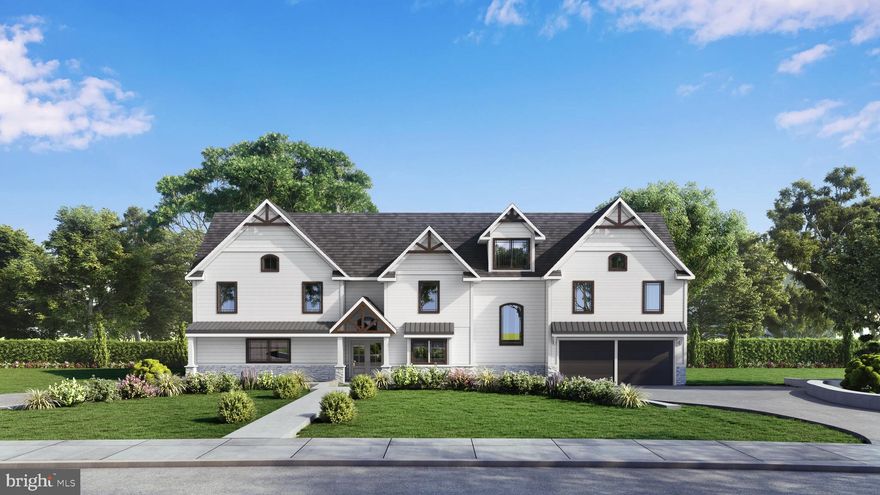 Stunning Quick Delivery - New Home  in Rose Tree Media.   Built with care and exceptional attention to detail, this gorgeous new build is tucked away on 2 breathtaking acres in a lovely established neighborhood yet close to downtown Media.   This custom designed home has an exceptional floor plan that flows seamlessly  and is appointed with all of the latest, on trend finishes, including black Marvin windows, gorgeous James Hardie siding and timber framed exterior details.  The kitchen and living areas feature an open floor plan and the main floor  boasts a bedroom with en suite bath  The second floor primary bedroom suite features grand vaulted ceilings, generous closets and a gorgeous skylight.   The 2nd floor laundry,  a large flex room and 3 spacious bedrooms, each with it's own private bath, complete this level.  The full walk-out basement is plumbed for an additional  full bath and can be finished to expand living space even more.   Huge oversized garage, lovely circular drive and grounds large enough to potentially accommodate a pool.  This one of a kind home is set for Holiday completion and will surpass all  expectations!!