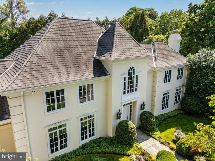 A gorgeous home with excellent transparency for all buyer's to see! A Pre-listing stucco inspection and home inspection was completed for buyer's to view. Minor stucco remediation was needed and completed, all inspections as well as the owner's list of upgrades and improvements are available in the documents. Ready for it's new owners, this lovingly maintained home is graciously awaiting you at the end of a quiet and inviting cul-de-sac street in Gladwyne. This glorious 5 bedroom, 4 bathroom home instantly welcomes you with it's wonderful curb appeal.  Returning home from walking, biking or driving, you're greeted by a beautiful entry with a circular driveway that continues to an oversized 2 car garage. A two story hallway entrance, high ceilings, arched doorways and floor to ceiling windows are just the beginning of your tour inside. The main level is highlighted by a large and open family room that flows nicely into the kitchen, including a very unique breakfast room with a domed ceiling and wonderful light. When entertaining, your guests will thoroughly enjoy the fabulous living room, fireplace, and cozy bar area just steps away. Venture up the gorgeous and open staircase, with beautiful hardwood floors leading to a large primary suite and 3 additional nice sized bedrooms. Continue farther down the hallway to  an oversized 5th bedroom, with it's own private bath and separate entrance. This is an incredible space for an in law suite, office, gym, or an additional family room for kids. Additional home highlights include 1st floor laundry/mud room, beautiful and private yard with 2 patios, and a large basement full of possibilities. The current owners have lovingly maintained their home since 2005, including a new roof (2009), 21 new windows (2017-18), New Heat & AC (2022) and a new generator (2022). Included in the documents, they have shared a list of the maintenance and upgrades, a home inspection report, a stucco inspection report, and a copy of the stucco remediation and repairs that were completed based on the stucco report.