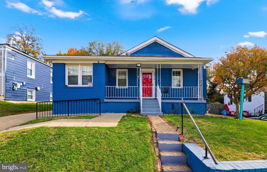 Come take a look at this blue Charm in Capitol Heights! Stepping into the home, you will find yourself in the living room with an open view to the updated Kitchen with stainless steel appliances and a nice-sized storage/closet area for your kitchen needs. Three comfortable bedrooms and an updated full bath complete the main level. The lower level provides even more living space which can be used for a family room, bonus area for a home office, gym, play area, etc, an additional bedroom, a full bath, 2nd kitchen with a private entrance taking you to the side driveway/ backyard to the spacious fenced backyard — perfect for entertaining, gardening, or relaxing outdoors. Plus, a private driveway provides convenient off-street parking. Location, Location, Location, Addison Rd Metro Station, Minutes from D.C.