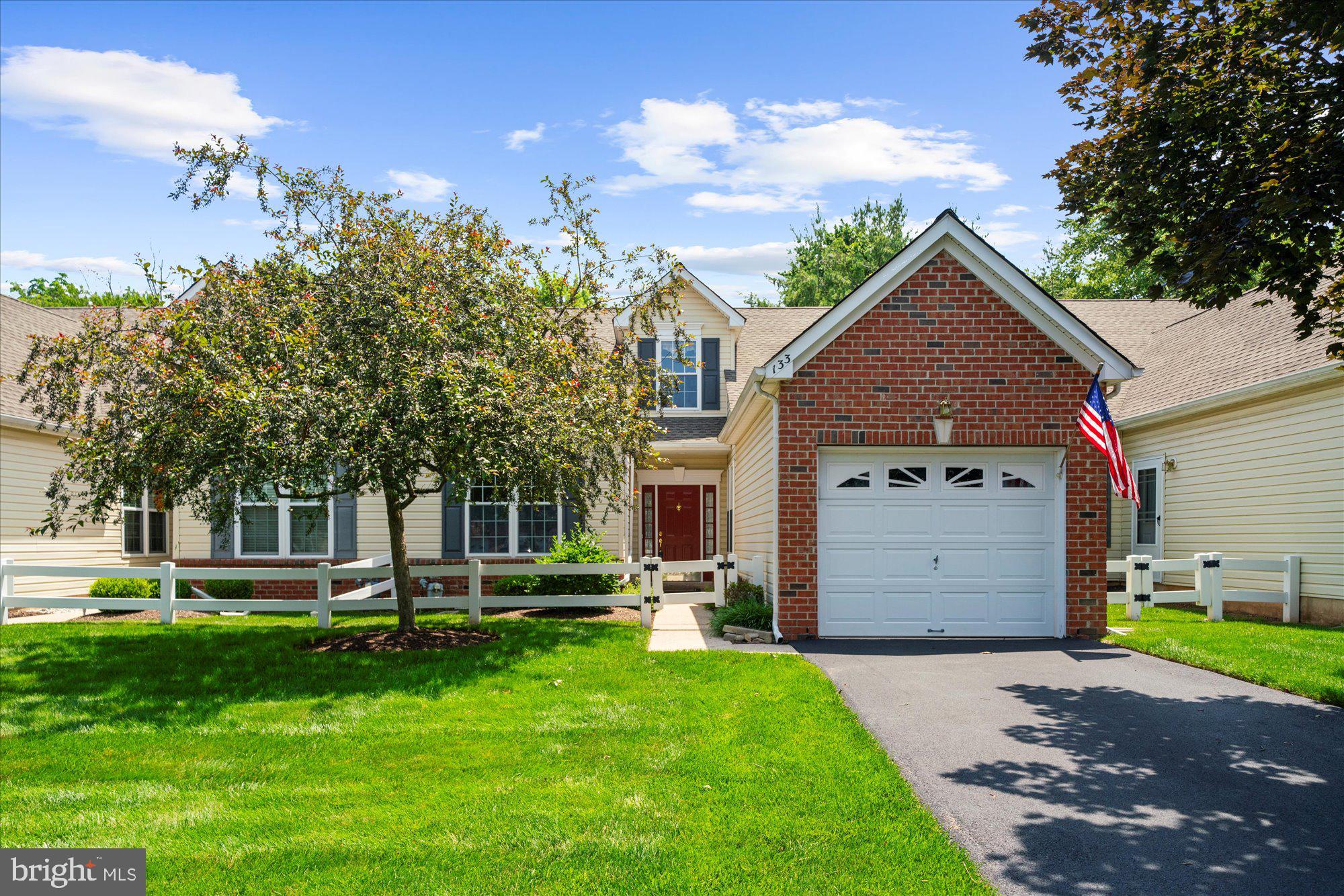 The 55+ community of Wyndham Woods in Hatfield has always been at the top of my home buying wish list and I’m thrilled to now call it home! As I drive through the neighborhood, I’m in awe of the beautiful landscaping, manicured lawns, and tree-lined streets that create such a peaceful, welcoming atmosphere. I also love the abundance of guest parking, making it easy to host family and friends. As I step inside, I’m first greeted by a bright and inviting entryway that sets the tone for the rest of the home. Off to the right is the kitchen, truly the heart of the home! It features tall wood cabinetry, updated matching white appliances, recessed lighting and plenty of countertop space - perfect for meal prep and entertaining! I especially appreciate the opening between the kitchen and dining room, which allows me to stay connected with my guests while cooking. Speaking of the dining area, I’m already planning to host the holidays this year and my expansive dining table will fit perfectly in the space! The family room is where I imagine unwinding at the end of a busy day. With plush white carpet, neutral paint tones, and elegant crown molding, it’s both cozy and sophisticated. I can already picture my media center, oversized sectional, and a favorite movie playing while I enjoy views of the backyard. Around the corner is the primary suite, my personal retreat. It boasts an expansive walk-in closet, a second standard closet, and a full ensuite bathroom with tile flooring, a stall shower, linen closet, and a double-sink vanity. The second bedroom on the first floor will be perfect for a home office and a craft room....I love having options! Upstairs, the spacious loft is ideal for a guest suite. With plush carpet, two skylights filling the room with natural light, and two closets, it’s as functional as it is inviting. A huge bonus is the large storage room which will be great for storing away seasonal décor or and anything else I want tucked away but still accessible. The attached one-car garage has plenty of space for my car and additional storage....I’m excited to organize my tools and equipment! Speaking of the outdoors, the backyard patio is where I’ll be spending many warm evenings. With lush green grass, mature trees, birds chirping and a view of the community walking path, it’s the perfect setting for a summer BBQ or a quiet morning coffee. Another reason I fell in love with this home is its unbeatable location. Within a five-minute drive, I’ll have access to Twin Woods Golf Course, Hatfield Township Arboretum, parks, ShopRite, Planet Fitness, Kohl’s, and a variety of restaurants and shops. Also, I will be able to quickly access Route 309 or the Turnpike entrance so this will make traveling to neighboring towns a breeze! I’ve truly found my own slice of paradise and I can’t wait to move in!