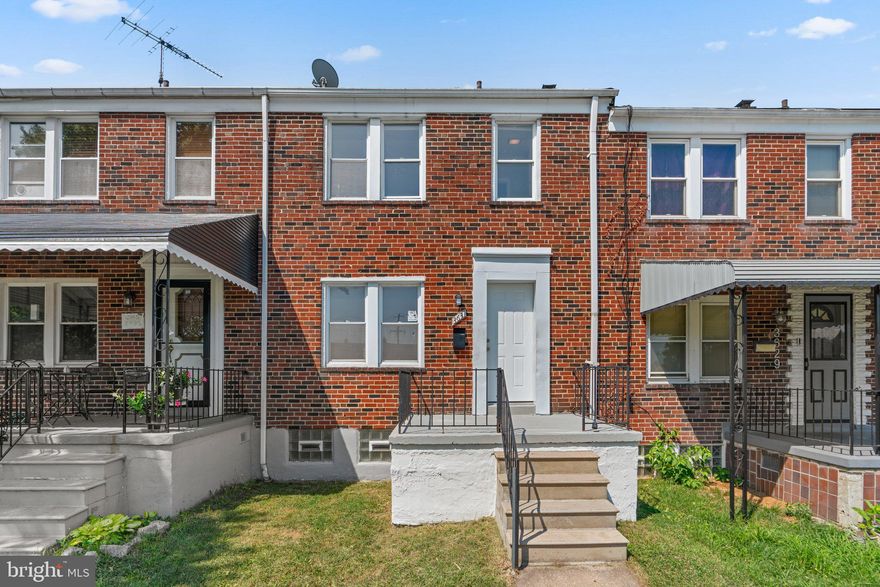 Welcome to this charming townhouse located in the vibrant Belair-Edison neighborhood of Baltimore City. This beautifully maintained home features 3 spacious bedrooms and 2 full bathrooms, offering plenty of room for comfortable living.

Step inside to find a bright and inviting living area, freshly painted to provide a modern and welcoming ambiance. The well-appointed kitchen boasts ample counter space and storage, making meal preparation a breeze. Adjacent to the kitchen is a dining area, ideal for family meals or casual get-togethers.

The basement features a versatile bonus room that can serve as a fourth bedroom or a cozy den, providing additional living space to suit your needs. This home also includes a convenient laundry area and extra storage in the basement.

Enjoy year-round comfort with central air conditioning, ensuring you stay cool during the hot summer months. Outside, you'll find a backyard that offers the potential for private parking, a rare and valuable feature in this area. The location is unbeatable, with the Erdman Shopping Center just a short distance away, offering a variety of shopping options.

This townhouse combines comfort, convenience, and flexibility, making it an ideal choice for anyone looking to make Belair-Edison their home. Don't miss the opportunity to own this delightful property in a prime location!

Property has a current rental license and a lead free certificate making this a great option for investors and also would give an owner occupant peace of mind knowing the house is lead free!

Schedule your showing today and experience all this home has to offer! 

**Buyer/Title to confirm ground rent and capitalization**