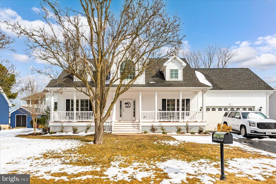 Immaculate 4-bedroom, 2.5 bath waterfront home situated on a rarely available double lot in highly sought- after Cape Isle of Wight community. Boaters will love the 111 feet of bulkheaded dock, perfect for accommodating your boat and enjoying life on the water.This beautifully maintained home is offered mostly furnished (see exclusions0 and features freshly, professionally painted interior, making it truly move-in ready. Recent upgrades include  a new HVAC system and newly replaced dock, offering piece of mind and modern efficiency. Enjoy an unbeatable West Ocean City location, just minutes from premier shopping, dining and nightlife- plus quick access to the world-famous Ocean City  Boardwalk. Experience unforgettable Ocean City days and nights-this is waterfront living at its finest.