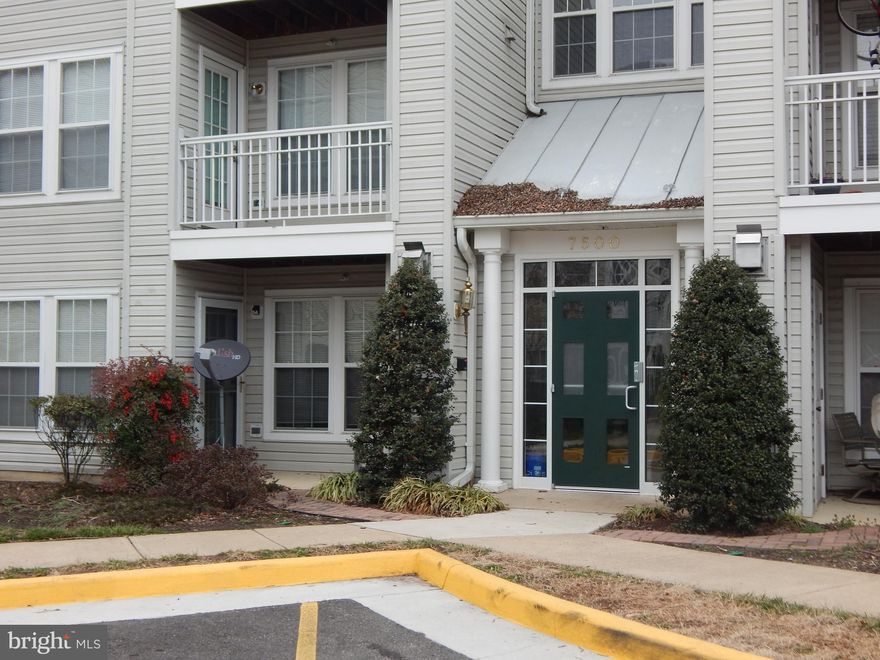 Move in Ready this 2 bedroom, 2 full bath condo in excellent condition! Granite just installed. Freshly painted thru-out in a neutral soft grey. New stove and refrigerator just installed. Private balcony plus storage area. Water & sewer included & snow & trash removal included in rent. Community has outdoor pool. Full size Washer and Dryer in a separate laundry room. Assigned parking. Located on the 2nd floor. Secure building. Shows well! Great location! Approx 8 miles to Crystal City.Nearby shopping, major roads. Dogs allowed up to 40 lbs., sorry no cats. Deposit equals rent amount.