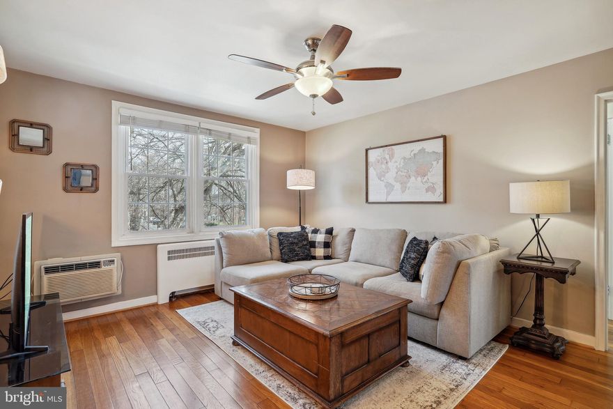 Price Improvement !Available for rent starting November 1st, 2025! Don't miss this great top-floor, light-filled unit with in-unit washer/dryer (many units do not have!). Living in Arlington Oaks is the best of both worlds - residents enjoy living in a park-like setting surrounded by mature trees with ample green space for outdoor entertaining, while being walking distance to endless restaurants, shops, and the Metro in Ballston. Condo amenities include a fitness room, bike storage, numerous laundry facilities, extra storage space to rent, meeting room & lovely community garden. The rent includes parking pass, heat, water, trash, recycling! Tenant will just have an electric bill and gas ball for cooktop only. Residents may receive up to TWO parking permits and two visitor tags per unit. This quiet condo features newer windows, remodeled kitchen & bathroom, updated appliances and beautiful hardwood flooring throughout. Condo allows cats, but unfortunately no dogs for renters. Open House Saturday October 4th from 12pm-2pm!