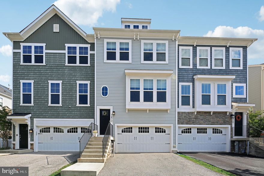 *An Offer Deadline has been set for Sunday, 
10/13 at  5pm. Please submit Highest and Best Offer, no Escalation Clauses.* Welcome to 7473 Ashmore Ave, a stunning 3-bedroom, 3.5-bath townhome in the heart of Glen Burnie, designed with modern convenience and style in mind.

This spacious home features a gourmet kitchen with a large island and a butler’s pantry, perfect for entertaining and meal prep. The living room is anchored by a cozy gas/propane fireplace, making it the ideal spot to relax. Upstairs, the primary bedroom boasts a tray ceiling, a luxurious ensuite bathroom with double sinks, and a huge walk-in closet. The additional two bedrooms are versatile, making them perfect for family, guests, a home office, or even a gym.

The lower level offers a large rec room for additional living space, while the composite deck and patio outside provide the perfect setting for outdoor gatherings. The home also includes an attached 2-car garage with an extra storage closet for added convenience.

With a nearby tot lot park, this home is ideal for comfortable living and entertaining. Don't miss the opportunity to own this beautiful townhome at 7473 Ashmore Ave! Schedule your tour today!