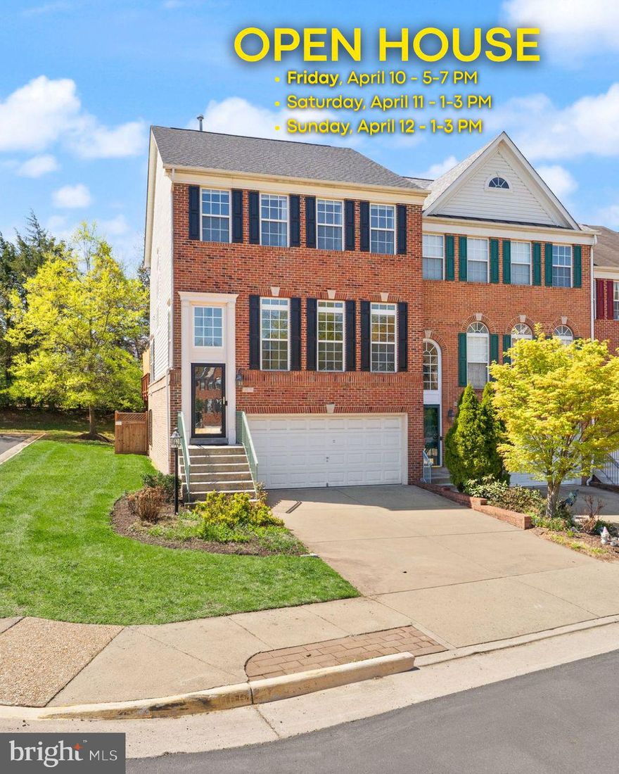 Beautifully updated corner townhome in a desirable Herndon location, offering enhanced natural light, added privacy, and an open feel throughout. This home features a thoughtfully upgraded interior and inviting outdoor spaces.

The kitchen showcases brand-new quartz countertops, a fully renovated island with matching finishes, and upgraded appliances (2025). The home welcomes you with improved curb appeal, including a freshly painted front entrance.

Enjoy outdoor living on the fully renovated and freshly painted deck—perfect for entertaining—along with a private fenced backyard. The guest bathroom has been completely renovated, adding modern comfort and style.

Major system updates include a new roof (2023), high-efficiency furnace (2024), and water heater (2021). Additional features include an EV charging outlet, MyQ smart garage opener, storm doors, and numerous thoughtful upgrades throughout.

Move-in ready and ideally positioned as a corner unit, this home offers both comfort and convenience, don’t miss this opportunity!