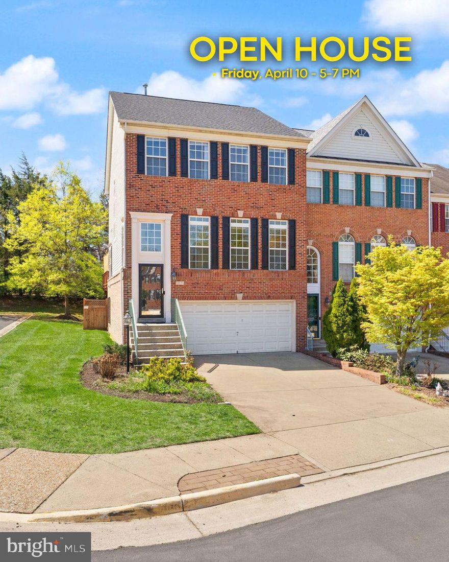 Beautifully updated corner townhome in a desirable Herndon location, offering enhanced natural light, added privacy, and an open feel throughout. This home features a thoughtfully upgraded interior and inviting outdoor spaces.

The kitchen showcases brand-new quartz countertops, a fully renovated island with matching finishes, and upgraded appliances (2025). The home welcomes you with improved curb appeal, including a freshly painted front entrance.

Enjoy outdoor living on the fully renovated and freshly painted deck—perfect for entertaining—along with a private fenced backyard. The guest bathroom has been completely renovated, adding modern comfort and style.

Major system updates include a new roof (2023), high-efficiency furnace (2024), and water heater (2021). Additional features include an EV charging outlet, MyQ smart garage opener, storm doors, and numerous thoughtful upgrades throughout.

Move-in ready and ideally positioned as a corner unit, this home offers both comfort and convenience, don’t miss this opportunity!