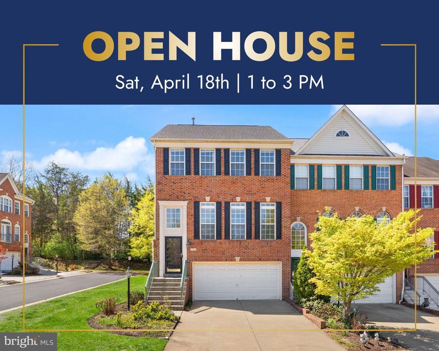 Beautifully updated corner townhome in a desirable Herndon location, offering enhanced natural light, added privacy, and an open feel throughout. This home features a thoughtfully upgraded interior and inviting outdoor spaces.

The kitchen showcases brand-new quartz countertops, a fully renovated island with matching finishes, and upgraded appliances (2025). The home welcomes you with improved curb appeal, including a freshly painted front entrance.

Enjoy outdoor living on the fully renovated and freshly painted deck—perfect for entertaining—along with a private fenced backyard. The guest bathroom has been completely renovated, adding modern comfort and style.

Major system updates include a new roof (2023), high-efficiency furnace (2024), and water heater (2021). Additional features include an EV charging outlet, MyQ smart garage opener, storm doors, and numerous thoughtful upgrades throughout.

Move-in ready and ideally positioned as a corner unit, this home offers both comfort and convenience, don’t miss this opportunity!