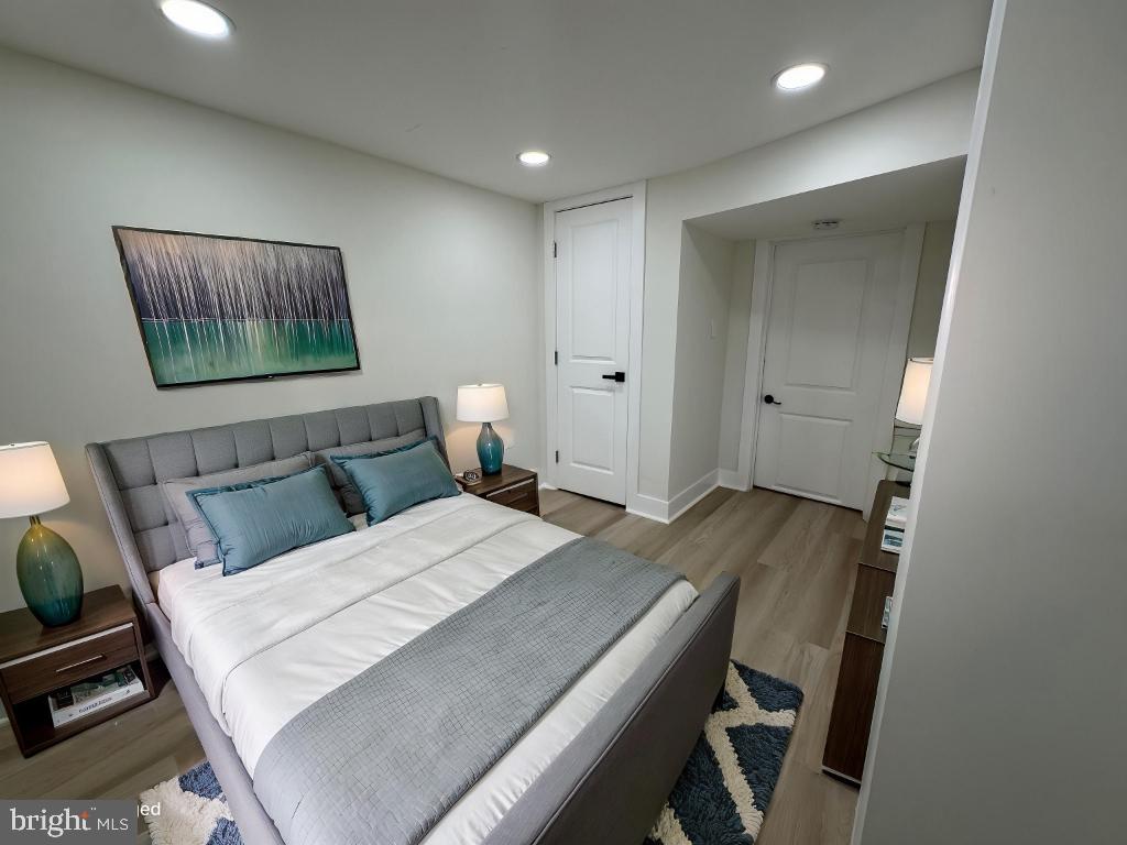 Beautifully refreshed **1 BR / 1 BA garden-level apartment** offering **≈ 770 sq ft of private living space** in a quiet Oxon Hill neighborhood. Step through your **own exterior entrance** into a sun-splashed open layout finished with wide-plank LVP flooring and energy-efficient recessed lighting throughout. The **full-size kitchen** features granite-look counters, subway-tile backsplash, and a complete suite of **stainless-steel appliances**—gas range, built-in microwave, refrigerator w/ ice & water, and dishwasher—perfect for everyday cooking and entertaining.
A generous living/dining area flows seamlessly to the bedroom, which boasts **double closets** plus room for a king bed. The tile bath includes a tub/shower combo and contemporary fixtures. **In-unit, front-loading washer & dryer** make laundry day effortless, while multiple storage nooks keep everything organized.
Enjoy easy **on-street parking**, quick access to National Harbor, MGM, Tanger Outlets, Joint Base Andrews, I-495, and Downtown DC/VA commuter routes. **Water, sewer, and trash are included**; resident pays electric & gas. **Housing Choice Voucher Program (HCVP) participants are warmly welcomed and encouraged to apply.**
No smoking. Pets considered case-by-case w/ deposit. Available for immediate move-in upon standard credit/background screening. All room sizes and square footage are approximate; buyer/tenant to verify. **Equal Housing Opportunity.**