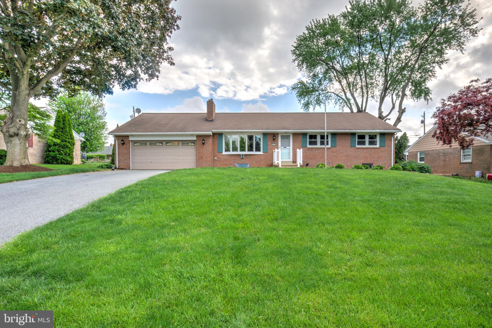Discover your dream home in the heart of Lancaster County,  in a highly sought-after location with easy access to Rt 30  - Highland Acres, in the Conestoga Valley School District! This delightful three-bedroom, 2.5 bathroom brick rancher offers a perfect blend of comfort and convenience. Enjoy a well-designed one floor living with a sun room and partially finished basement, complete with a fireplace and a propane gas stove insert for efficient back up heating to the heat pump HVAC system. First-floor laundry and beautifully refinished hardwood floors. A 11'10" x 16' storage shed provides ample space for your storage needs.The home has been freshly painted, making it move-in ready!This property awaits your personal tour. Don't miss the opportunity to make this wonderful house your new home!