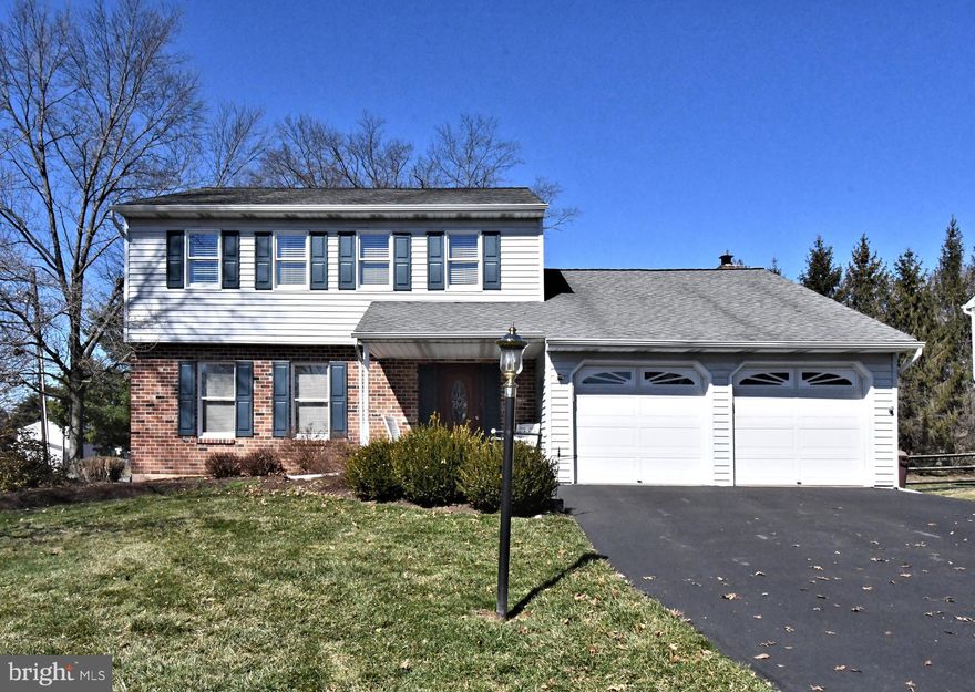 **OPEN HOUSE THIS SATURDAY 3/14 11AM - 1PM!!** Pride of ownership is on display in this dream home conveniently nestled in Hatfield Twp, Pennfield Manor neighborhood, and the desirable North Penn School District. From a welcoming front covered porch with EP Henry pavers enter into the lovely foyer with Pergo flooring. Proceed to a renovated eat-in kitchen with lots of Cherry cabinetry, Corian sink and countertop, and pantry that overlooks the spacious flat backyard. The Fabulous family room with a renovated decorative gas fireplace features recessed lighting, ceiling fan, and luxury vinyl waterproof flooring. Just off the family room boasts a Florida room (16x13) with 19 opening windows, 2 skylights for extra light, decorative ceiling fan, and nice wood paneled walls. The first floor also features a large formal living room with crown molding and a spacious dining room with decorative chair rail. A renovated powder room and first floor laundry room with utility sink, closet, and cabinetry complete the main floor. Upstairs is an owner's suite with a walk-in closet and a separate wide closet. The master bathroom features a stall shower and a newer vanity. Two good sized bedrooms with large closets and a full hall bathroom with a newer vanity and tub/shower complete the second floor. Downstairs is a full dry unfinished basement ideal for all your storage needs. A two car garage with outside keyless remote offers a workbench and a pull down stairs leading to an attic for more storage. The backyard features a EP Henry patio to sit out on, storage shed, and a great yard for an in ground pool. Some of the other amenities this home has to offer is a architectural roof (2016), and water heater (2025). Conveniently located near Hatfield Aquatic Center, shops, great restaurants, Rt 309, and the PA Turnpike. Hurry! Schedule your showing on this stunning home today before it's too late!