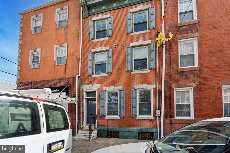 This prime multifamily property is located in the heart of one of Philadelphia’s most desirable neighborhoods. Situated just steps from the vibrant Italian Market and Philadelphia’s Magic Gardens, this property offers unparalleled access to some of the city’s best dining, shopping, and cultural attractions. With 1,872 square feet of living space across three stories and a 960-square-foot lot, this historic 1915 masonry row home is perfect for investors or families seeking a centrally located residence.

The property is conveniently located within walking distance to Center City hotspots like Reading Terminal Market and Independence Hall. Public transportation options abound, with nearby SEPTA bus routes and subway stations providing easy access to all parts of the city.

Zoned RM-1 for multifamily use, this property offers incredible potential as an income-generating investment or a spacious family home. Don’t miss this rare opportunity to own a piece of Philadelphia history in one of its most sought-after neighborhoods!
Square Footage (SF): 1,872 sq.ft. (above ground).

Location Highlights: Steps away from the Italian Market (0.3 miles, 6-minute walk), Philadelphia’s Magic Gardens (0.4 miles, 8-minute walk), and close to Center City attractions like Reading Terminal Market and Independence Hall.