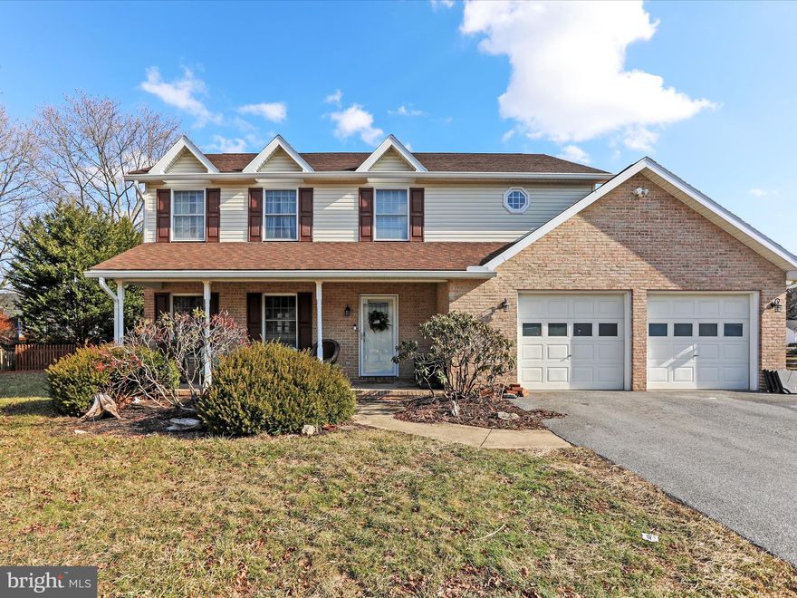All offers due at 5pm on February 16th. Two  level colonial in the sought after Spring Mills Community! This home features a main level with formal living and dining rooms, recent remodeled kitchen with stainless appliances, island, granite counter tops, and breakfast nook with adjoining family room. Upper level has four bedrooms including the primary owner's suite with attached full bath with jetted soaking tub and separate shower and walk in closet.  True two car front load garage, front porch, and fully fenced rear yard with beautiful mature landscaping. Located in the Spring Mills School district  with a community pool and conveniently close to I-81 and shopping and dining.