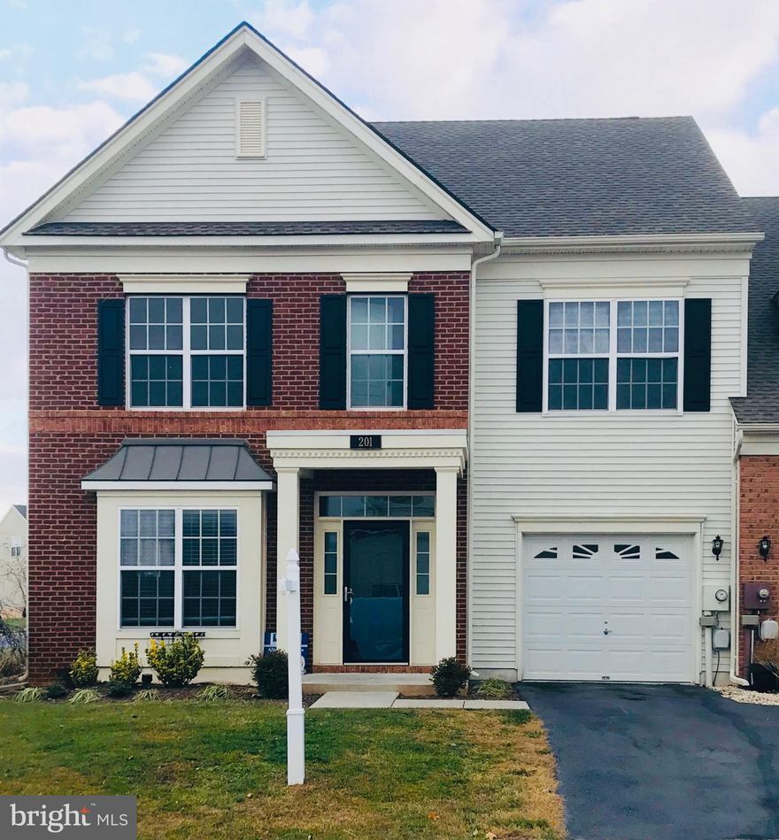 OPEN HOUSE this SUNDAY, 12/8 from 1-3!!!Located in Martinsburg Station. Beautiful & spacious 3 bedroom, 2.5 bath oversized end townhouse with a 1 car garage. Upgraded trim package throughout home. This home offers hardwood on main level. Kitchen features granite countertops, upgraded cabinets & appliances. Oversized master bedroom with  cathedral ceilings. All bedrooms have walk-in closets. Washer & dryer hookups. Close to I-81 close to shopping & local dinning. A MUST SEE! Schedule your appointment today!