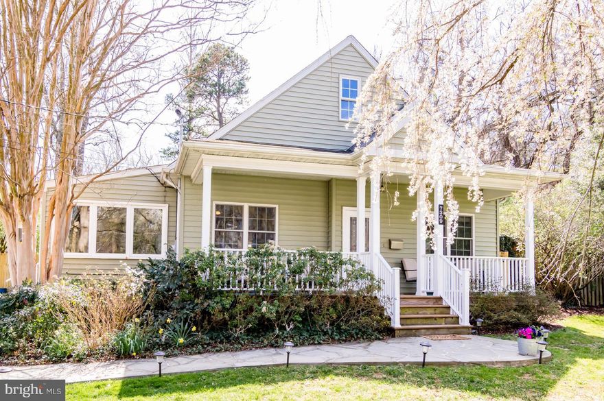 Own a piece a history. The Hughes family home was the first in the area now boasting a great-room with skylights and French doors, stunning fireplace, gleaming hardwood floors, modern owner suite and remodeled bath. Fantastic fenced level backyard with large storage/work room, huge patio area for entertaining, and trek decking. The home looks fantastic inside and out. Obvious pride of ownership.