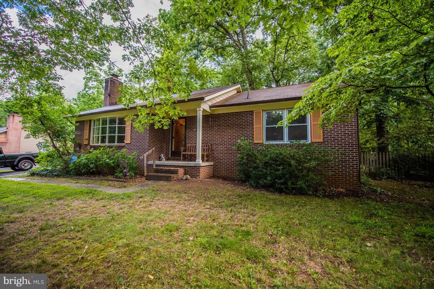 Charming and Affordable well kept rancher, lot ( almost 1/3 acre), easy access to town, w/ private location, backs mature trees, desired one floor plan, deck with nice lot w/mature landscape. Fireplace in living room, tankless hot water system, ample storage in attic w/pull down stairs. Locust Hills Golf Course nearby. Convenient commuter location. Shows well. Shed conveys. View today.