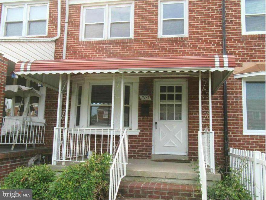 NEW PRICE $ THS has a covered front porch.large bow window in living room adds sun light to the house.The dining room is open to an updated kitchen with a breakfast bar.There are 3  bedrooms +updated bath on second level,Full basement could be a family room .It has a 2nd bath and laundry area. I yr AHS warranty  Spacious deck in rear yard with possible parking. Roof is 6 years new.