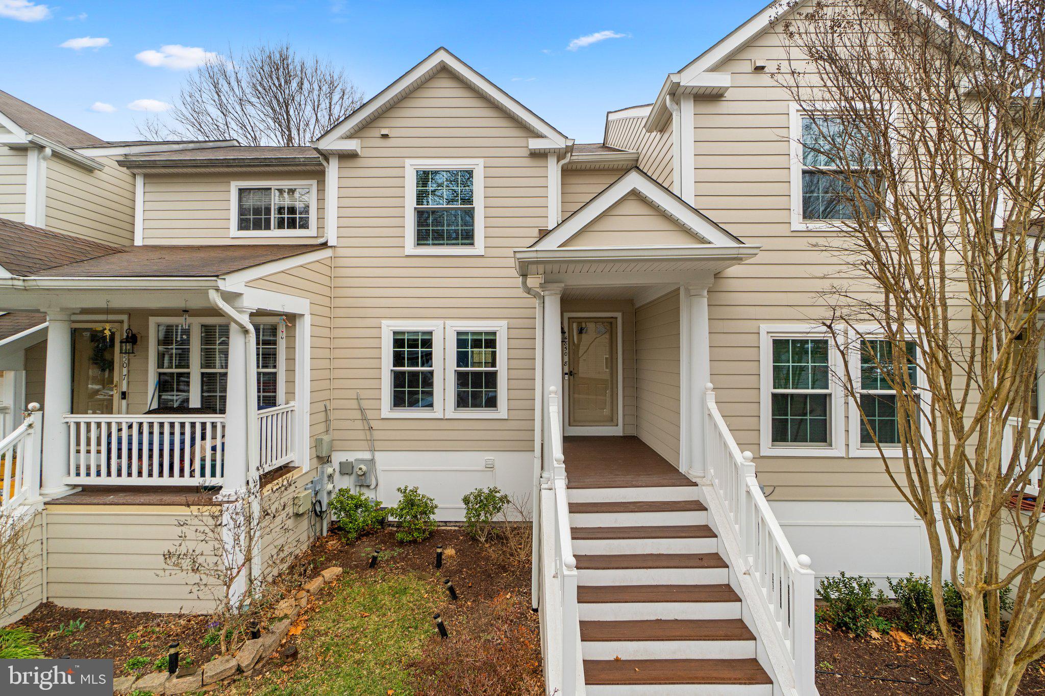 Welcome to this beautifully updated 3-bedroom, 2.5-bathroom two-story condo, offering modern comfort and style throughout. Located in the desirable Dorsey Hall community, this home has been thoughtfully renovated over the past year to meet today's lifestyle needs.
The spacious, open-concept living area features brand new luxury vinyl plank flooring, providing both durability and elegance. The fully updated kitchen boasts stunning quartz countertops, beautifully update back splash, and ample cabinet space, making it perfect for cooking and entertaining. The kitchen seamlessly flows into the living and dining areas, with large windows allowing for plenty of natural light.
Upstairs, you'll find a generous primary suite complete with an ensuite bathroom, offering a private retreat to unwind. The two additional bedrooms are well-sized, offering comfort for family or guests, and all bathrooms have been tastefully updated with modern finishes.
Step outside from the kitchen onto a beautiful Trex deck, perfect for enjoying your morning coffee or relaxing evenings, with a serene view of lush greenery.
Additional updates include a brand new washer and dryer, ensuring convenience and ease for daily living. This condo combines style, functionality, and a peaceful setting, making it the perfect place to call home.
Don't miss out on this rare find! Schedule a showing today!