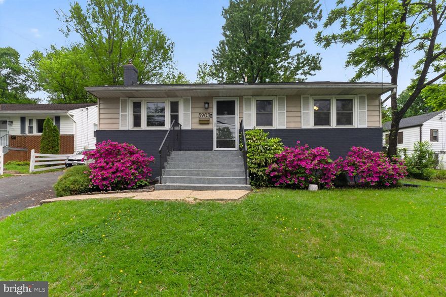 Welcome home to this beautifully updated and well maintained 4-bedroom, 2-bath rambler, with approx. 1,700 square feet of living space in Berwyn Heights. Major improvements include a new roof (2022), resurfaced hardwood floors (2022), and a freshly sealed and painted front porch (2023). In 2024, state-of-the-art attic insulation was installed for enhanced energy efficiency and year-round comfort. 
In 2025, the home saw an impressive series of renovations: both full bathrooms were completely remodeled with stunning, modern finishes! New LVP flooring was installed on lower level, a beautiful brick patio was added for outdoor entertaining, and the porch roof was fully redone as well. A new hot water heater was installed in 2020. Inside, the layout offers flexibility and functionality. The bright and open concept kitchen features granite countertops and flows into the dining area and main living area upstairs. Where you’ll also find two large bedrooms with built in storage and a fully renovated bathroom. 
Downstairs, a spacious second living area—perfect for a family room, playroom, home gym, home office, along with two additional bedrooms, a laundry room, and another beautifully renovated full bathroom.
There is outdoor living space as well. Enjoy relaxing on the screened back porch or entertaining on the new patio in the newly refreshed yard. The home is well maintained and move-in ready, offering peace of mind with its extensive list of recent upgrades. Location is the final touch! Commuters will appreciate convenient access to Washington DC by car, MARC, or Metro. Walk to Lake Artemisia, Town Hall, Indian Creek playground, and more. Groceries close by with Aldi, Lidl, Whole Foods, Trader Joes and Giant - 5 minute Drive to University of Maryland, Target, Royal Farms, Greenbelt Park, Amazon Hub, College Park Metro station (green line and upcoming purple line), Ikea. A  10 Minute Drive: Waggertails dog park, Starbucks, Gold’s Gym, Little Blue Menu, Manifest Bread Bakery, Riviera Tapas, and more. A 30 minute drive, and youre in Washington DC, BWI, Ft. Meade, Annapolis, Columbia and Baltimore!  With modern updates, flexible living space, and an unbeatable location, this home offers the perfect blend of comfort, style, and convenience!