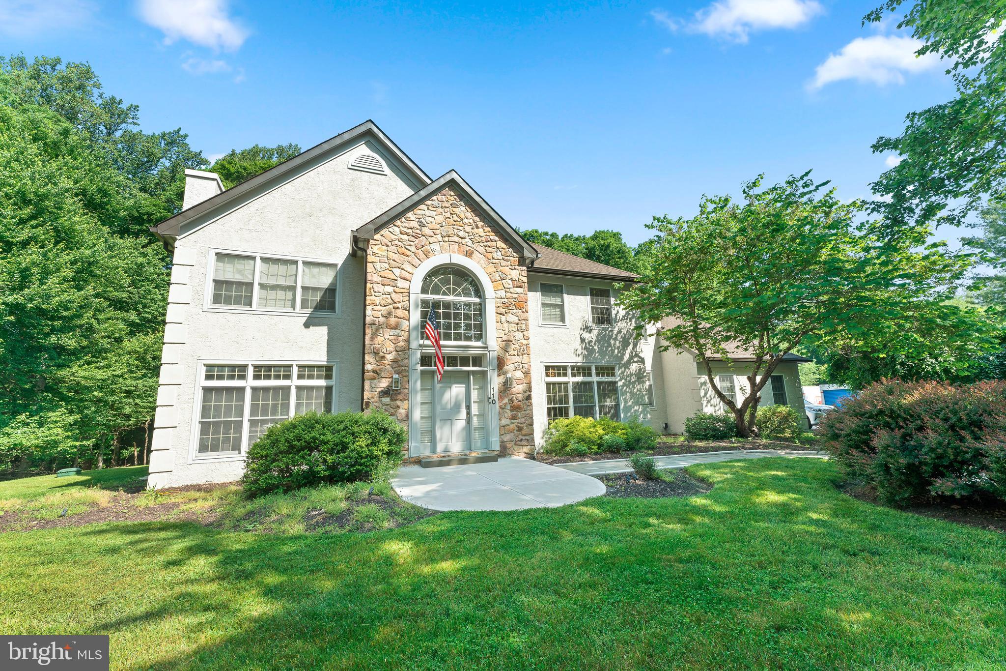 Discover your dream home at the end of a serene cul-de-sac in one of Doylestown's most peaceful neighborhoods. This elegantly renovated residence sits on a sunny, partially wooded lot, offering both privacy and natural beauty. Following an extensive renovation, every detail of this home has been thoughtfully designed to create a haven of comfort and style.
As you enter through the grand two-story foyer, you'll be greeted by a circular staircase and newhardwood flooring that flows throughout the home. The foyer seamlessly leads into a cozy living room, featuring a fireplace adorned with reclaimed barnwood. Adjacent to this space is a bright and versatile office that can also serve as an additional bedroom.
The heart of the home is the two-story family room, highlighted by a stunning floor-to-ceiling stone fireplace. This area opens up to an expansive gourmet kitchen, equipped with brand new cabinetry, quartz countertops, high-end appliances, and a beautiful center island. The formal dining room, bathed in natural light, provides the perfect setting for enjoying culinary delights.
Upstairs, you'll find four spacious bedrooms, each with new lighting and fan fixtures. The bathrooms have been luxuriously updated with marble tiling, new cabinetry, and modern toilets. The modernized laundry room features marble flooring and a quartz countertop.
Outside, the home offers a three-car garage and expanded parking with a paver area for guests. The curb appeal is enhanced by newly installed pavers and a bluestone front patio. The oversized basement with high ceilings presents an opportunity for further customization.
Key upgrades include a new roof, freshly painted exterior, new HVAC system, well-pump, water-softener, reverse osmosis drinking water system, and much more. Located in the Central Bucks School District and just 2 miles from Doylestown Borough, this home is perfectly positioned to enjoy all that the Bucks County lifestyle has to offer.
Following its stunning transformation, this turn-key residence seamlessly blends luxury and sophistication, creating a comfortable sanctuary for modern living.