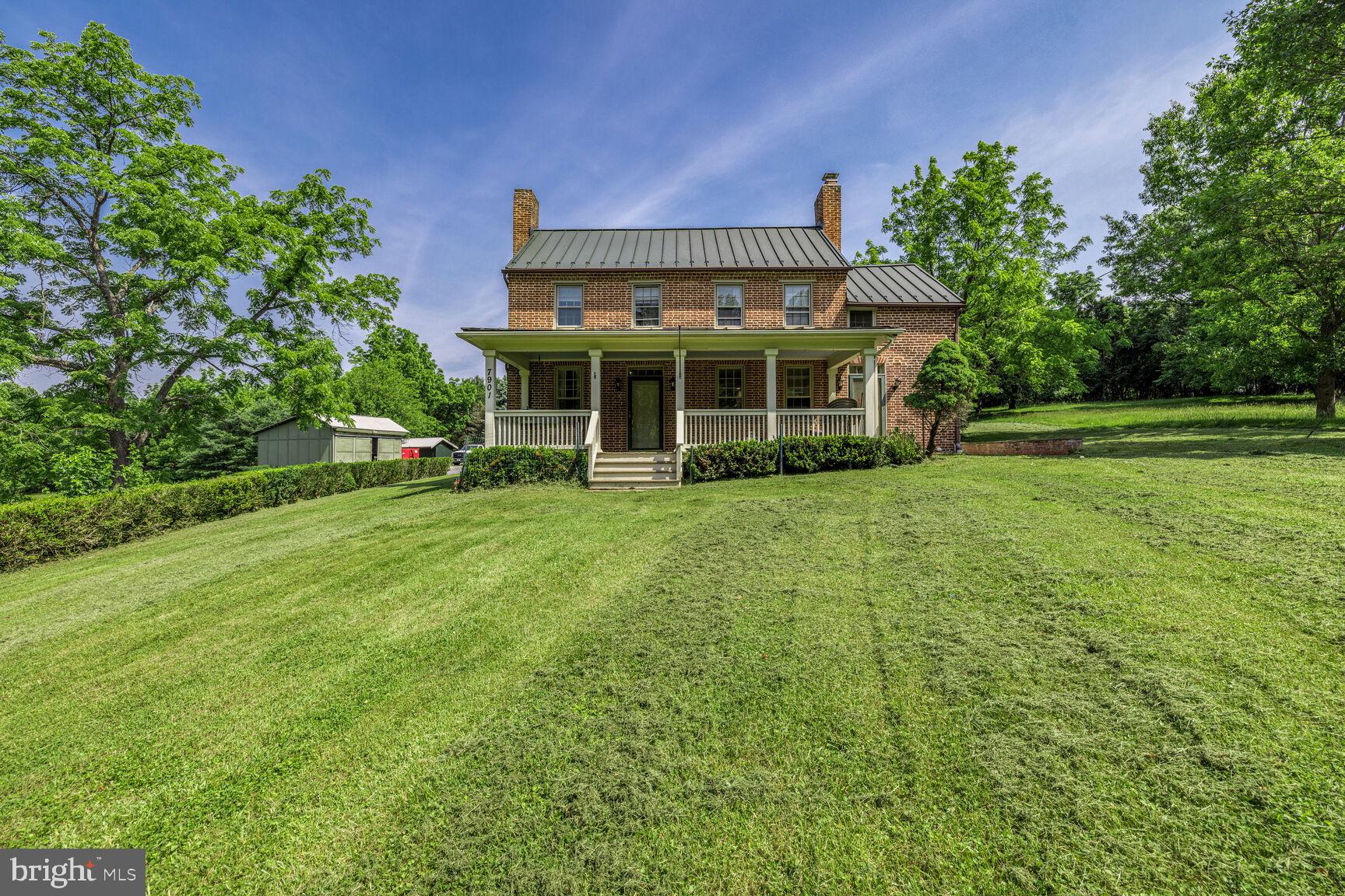 Discover a one-of-a-kind retreat just 9 miles from Rio Washingtonian Center: 7901 Warfield Road sits majestically on 5.71 lush acres, marrying timeless antiques with today’s comforts. Inside, lovingly preserved antique hardwood floors flow through spacious living areas accented by tasteful modern updates. The solid brick exterior and enduring metal roof promise low-maintenance living, while brand-new HVAC and water-heater systems ensure year-round comfort. there’s parking for 10+ cars, two fully wired workshops and a large electric-connected storage shed—ideal for hobbyists or weekend projects. Don't miss your chance to own this extraordinary blend of heritage charm and contemporary convenience.
— Listed by Fernando Mejia of The ONE Street Company