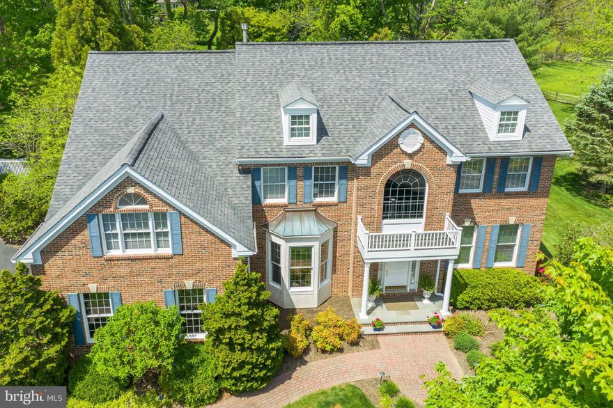 Your own, private back-yard oasis! After emerging from Covid-quarantine, the stunning outdoor living spaces at this lovely cul-de-sac home will give you the breath of fresh air you've been craving. Easy indoor/ outdoor flow from the kitchen and great room to the expansive tiered brick-paver patios (accented by stone half-walls) with several cozy dining and seating areas - choose your favorite! There is even a backyard sound system to make your outdoor living experience complete. The large (0.73 acre), flat private lot has professionally landscaped gardens, a lovely trellis, and mature plantings highlighted by landscape lighting. The real show-stopper is a stunning Carlton 27,000  gallon heated pool w/ spa, with indoor and outdoor controls for convenient operation. (The pool heater, filter & pump were replaced in 2018). When you do need to go back indoors, you'll love the sunny & bright new custom kitchen (2017) with fresh white (soft close) Master Designs cabinetry, granite countertops, center island (with seating for three), stainless appliances (including double wall ovens), abundant storage & pantry closet.  Open sight-lines from the kitchen to the two-story great room with soaring stone (wood burning) fireplace. The adjacent study is spacious & offers plenty of functional space for working from home, with a built-in desk, and wall of handsome built-in cabinetry. Adjacent to the kitchen is a dry bar w/ built-in wine rack. The 2-story foyer is accented with classic wainscoting that continues in to the dining room. The living room features a window seat & recessed lighting. The convenient main floor laundry/mudroom (with new flooring & laundry tub) has a door to the back patio - wet feet and towels stop here, please! The main floor powder room has also been tastefully updated. Upstairs, the king-sized master suite is a serene retreat w/ a tray ceiling and generously sized master bath with both a soaking tub and shower. The master-suite sitting room has a large Palladian-style window and built-in desk (in case two are working from home). You won't run out of closet space with three walk-in closets!  Three additional large bedrooms & a hall bath finish the second floor. The finished basement has plenty of space for recreation or relaxing, and includes a cedar closet & powder room.  There is a work bench and ample storage in the unfinished part of the basement. Meticulously and lovingly maintained by the current - and only owners - who custom-built this home. This popular open-concept Realen Wrenfield model was expanded by 2' in most rooms - and you'll feel the difference. Other special features include ceiling fans w/ lights in all bedrooms and the 2-story family room, and professional organization systems in all of the bedroom closets & mud room closet. The expanded driveway offers ample parking for two additional cars (in addition to the over-sized attached two car garage). Major systems have been updated including two-zone natural gas HVAC (2016) with programmable thermostats; newer garage doors w/ keyless entry; a newer CertainTeed Roof (2009) w/ transferable warranty; several newer, replacement windows & new sliding glass doors in the breakfast room, refinished hardwood floors on the main floor & new carpets throughout. Low-maintenance brick & vinyl siding exterior - with only two small areas of stucco for design accent under the two main floor bay windows. This home and community are "hidden gems" waiting for you to discover them! Just a short walk or bike-ride to award-winning East Goshen and Applebrook Parks with miles of walking and biking trails. Commuters will be hard pressed to find a more convenient location - less than four miles from SEPTA's Malvern train station, and only about five miles to the Paoli station with SEPTA and AMTRAK service.  Less than 10 miles to the PA Turnpike Malvern slip-ramp and easy access to Rte 202 and Rte 3 too.