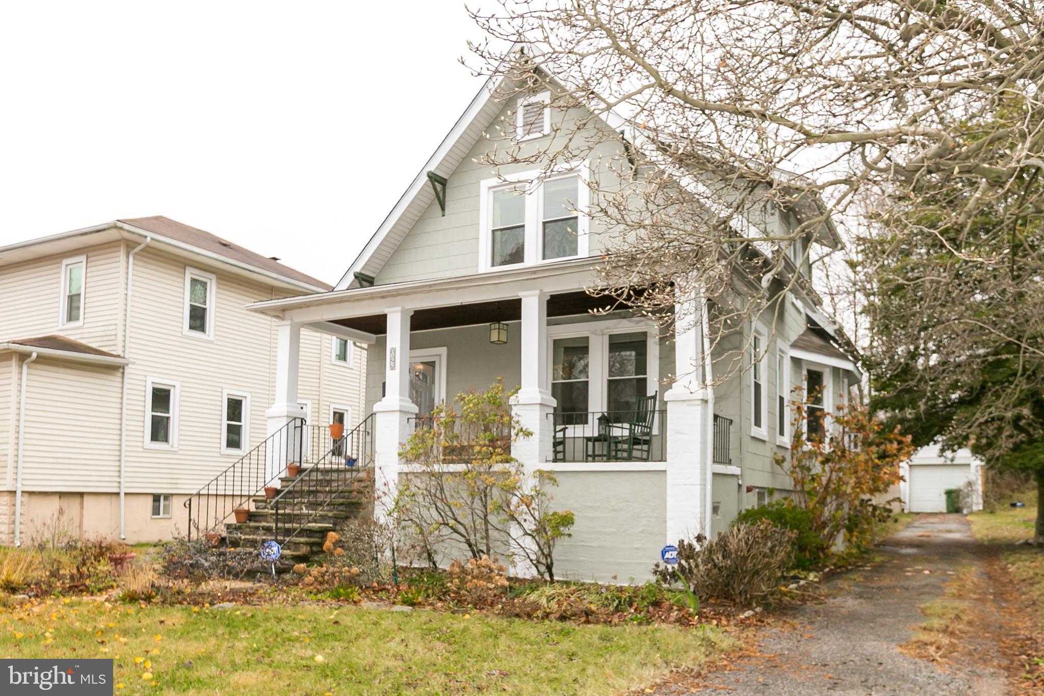 Oh my! What a lovely, charming and updated Craftsman style bungalow in the Hamilton/Westfield neighborhood. Great location! Close to Burdick Park, just up the street from Hamilton area shops and restaurants, convenient to several Universities including Morgan State and Towson University and close commute to I695 and I95. Sellers have done many updates while still maintaining the charm of the home. Recent updates; exterior house painted 2018-2019, new perennial gardens 2017-2019, gutters rehung and new downspout added 2019, new interior paint 2017-2019, bathroom updated 2019, 2nd floor electric rewired 2018, boiler circulator pump replaced 2019, boiler annually inspected and serviced and new flooring in basement 2019. Other highlights and features include; replaced windows, hardwood floors, original stained glass, basement with bathroom is tall enough for additional rooms, long driveway for plenty of off street parking and detached garage, fully fenced rear yard with patio and gardens. The list goes on! Square footage is estimated, tax square footage is not accurate. See it before you do not have the opportunity to make it yours!