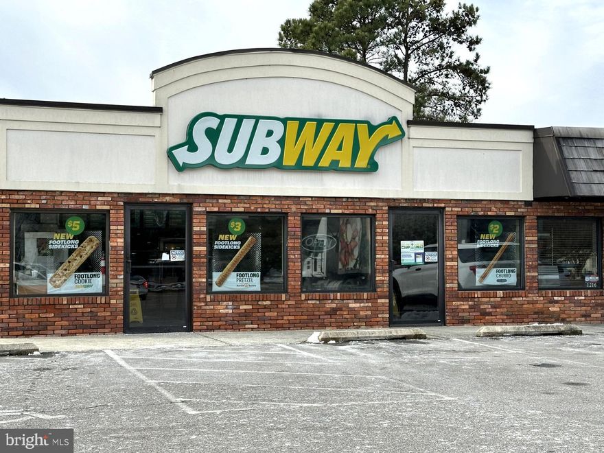 A wonderful business opportunity -- great location for your dream-come-true business.  Currently a Subway  franchise that can be purchased from Subway or turn this into a deli or bakery (everyone loves fresh bakery goodies) or other similar business.  Now is the time to start your own dream of having your business with a good customer base already established!  See listing under "Business Opportunity."   Call agent today to go see all that is included in this offer.

All equipment including:  Walk-in freezer; walk-in refrigerator; proofer; oven; cold meat unit; cold vegetable unit; drink dispenser; tables and chairs; and more.   The building is leased -- not part of this sale.