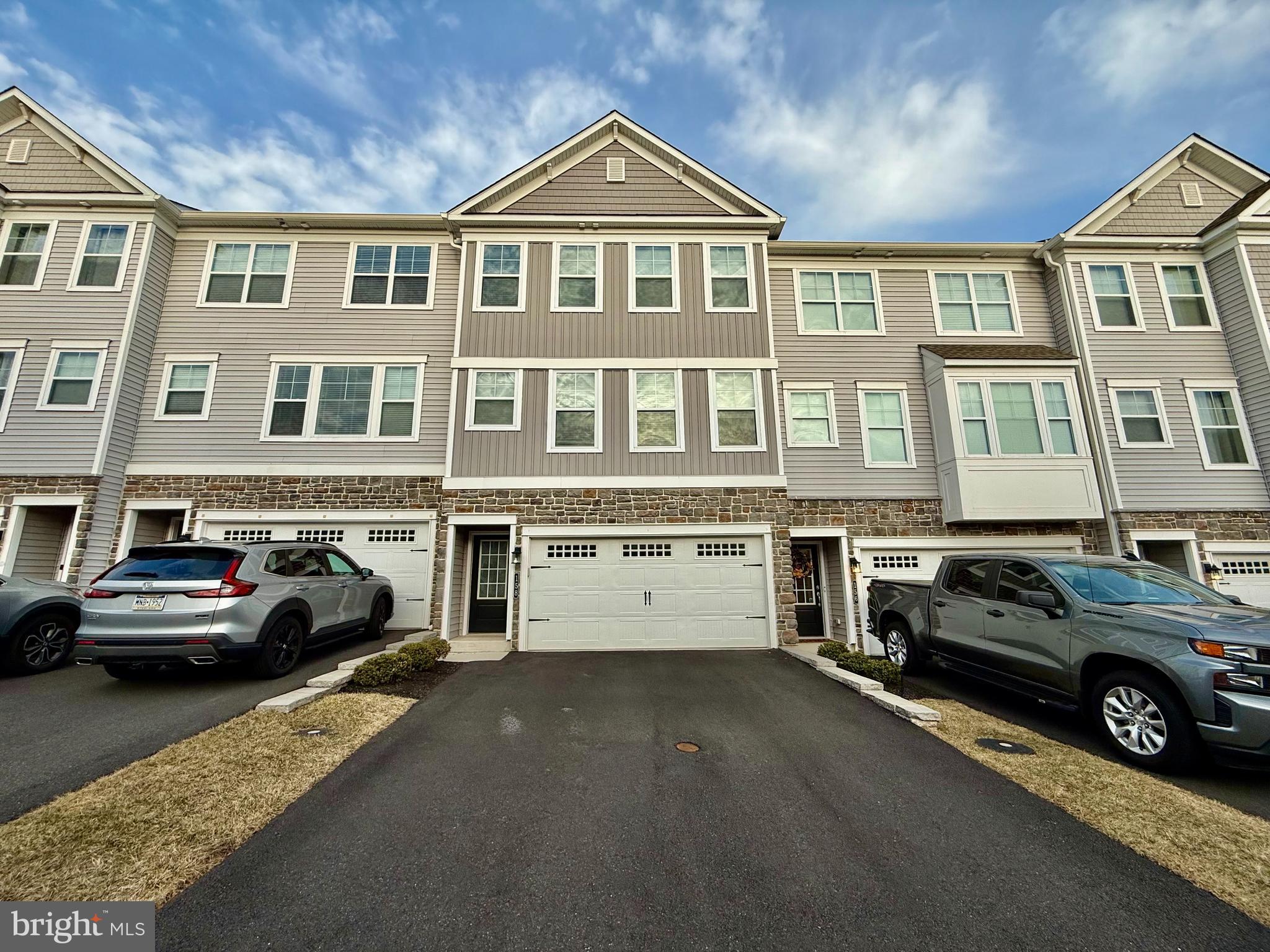 Welcome to 158 Larrabee Way in Royersford!
This stunning 3-bedroom, 2.5-bathroom townhome is just four years young and nestled in the sought-after Everleigh Community, located within the esteemed Spring-Ford School District.
Upon entry, an inviting staircase leads to both the main and lower levels. The lower level features a spacious rec/family room with large windows that flood the space with natural light, plus a sliding glass door that opens to the patio. This level also includes a 2-car garage, providing ample space for vehicles and storage.
The main floor boasts an open-concept design, perfect for modern living. The gourmet eat-in kitchen is a chef’s dream, featuring white cabinetry, granite countertops, stainless steel appliances, and hardwood flooring throughout. An 8-ft sliding glass door leads to an upgraded Trex deck, perfect for outdoor relaxation. Adjacent to the kitchen is a large and inviting great room, with a conveniently located powder room completing the main floor.
Heading upstairs, the primary suite is a true retreat, offering a spacious walk-in closet and a spa-like ensuite bathroom with a double vanity and a walk-in shower. The additional two bedrooms are generously sized, providing flexibility for guests, children, or a home office.There is a hallway full bathroom to share. Laundry room are also conveniently located on this floor.
This home is in a prime location, just minutes from Limerick Community Park, shopping, and the Philadelphia Premium Outlets, with easy access to Route 422. Plus, it's approximately 40 minutes to Philadelphia Airport and Center City.
Don’t miss out on this incredible rental opportunity!