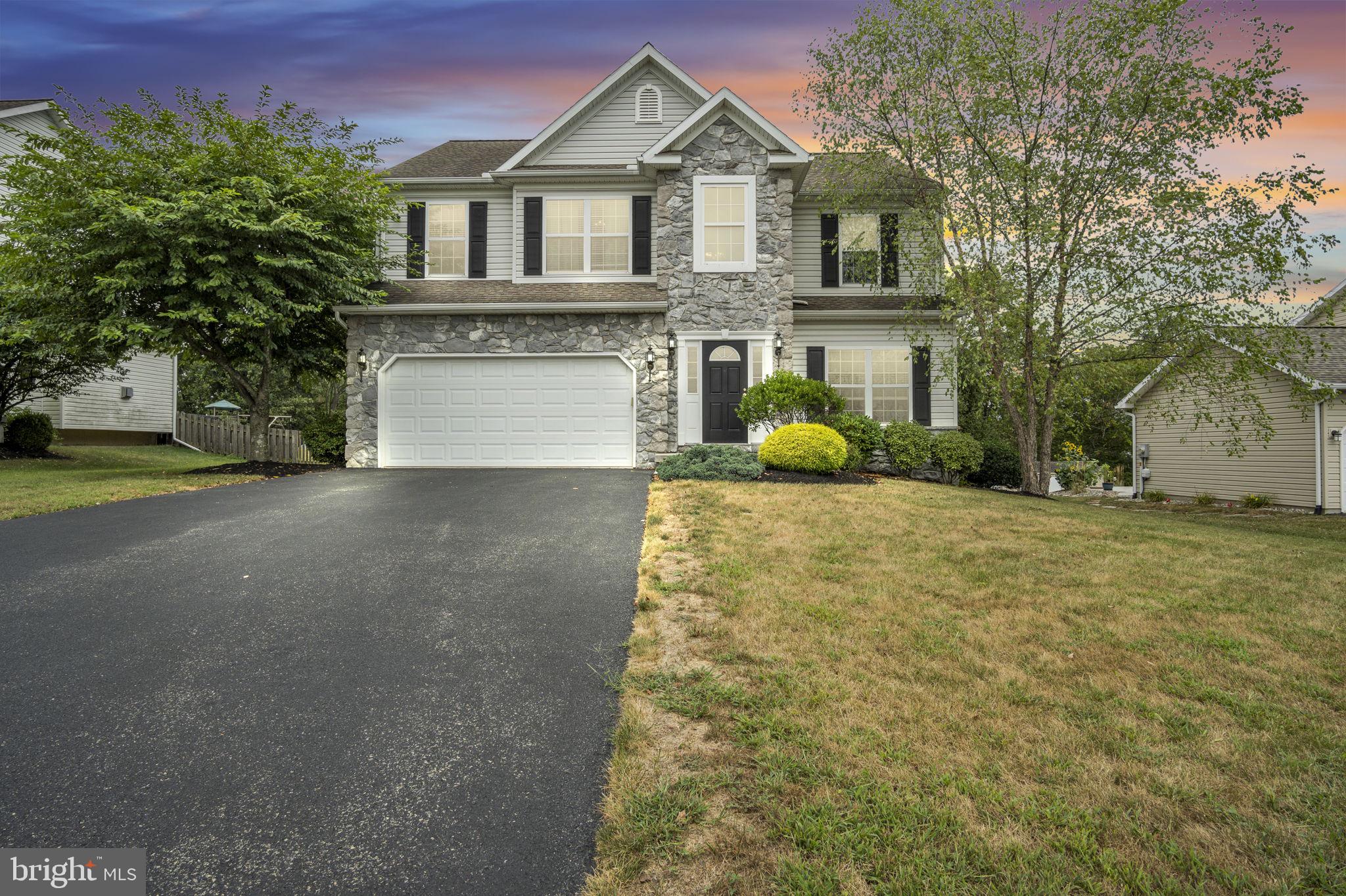 Welcome home to this beautiful 4/BR, 2.5 bath home located in the very popular North Ridge II community in North Middleton TWSP, Cumberland County. This open and popular floor plan features a gourmet kitchen with granite tops, beautiful 42" maple cabinets, and newer appliances. The butler's pantry provides extra cabinet space and provides a great serving area. This kitchen has a ton of storage!! The kitchen is open directly to the family room which feature beautiful hardwood floors and a gas fireplace. The formal dining room has gleaming hardwood floors and is conveniently located off the kitchen and butler's pantry. The house has plenty of extra living space with a partially finished basement which provides an extra family room and game room. The large main bedroom suite features plenty of space, a large walk-in closet, and a huge bathroom with soaking tub, tile floors, and dbl bowl vanity. The laundry room is located on the second floor, same as all the bedrooms. The backyard and homesite are spectacular, check out the drone photos!! The homesite is one of the best in the community and is completely tree lined for privacy and is very flat. Enjoy beautiful mountain views from your back patio! The shed in the backyard does convey with the home! This home was built in 2007 and is priced well below current new construction!
This homesite is one of the best in the neighborhood, this home sits on a large private lot that is completely treelined and private.