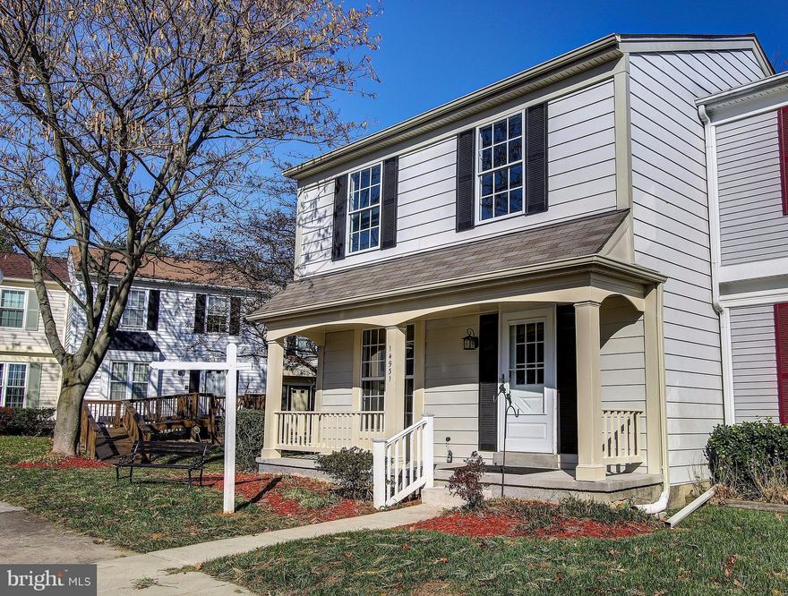 Spacious 3BR 2FB 2HB end unit Townhouse.  Move in ready w/All new stainless steel appliances, granite counters in eat in kitchen, hardwood floors throughout light filled main level. Perfect to entertain family & friends. Large deck & fenced backyard. ALL bathrooms Newly Updated, finished basement w/HUGE laundry & storage area.  2 assigned parking spaces, Close to ICC for commuters and shopping.