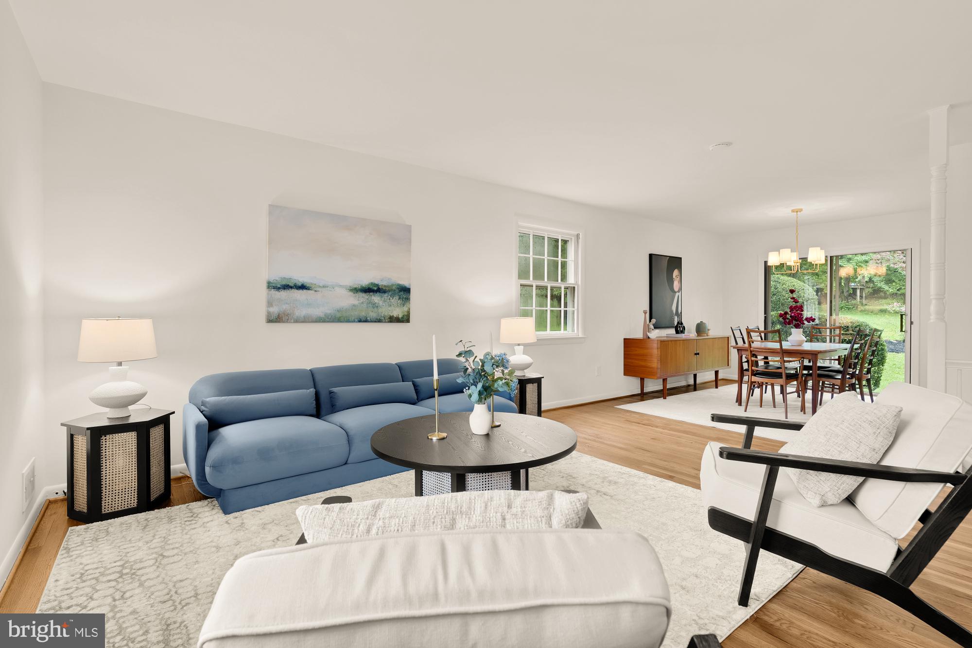 Tucked into a quiet cul-de-sac in desirable White Flint Park, 7 Rokeby Court offers space, functionality, and future potential on one of the largest lots in the neighborhood.
The main level features a bright, intuitive layout with a spacious living room, dining area, and kitchen—all flowing easily for everyday living and entertaining. Down the hall are three comfortable bedrooms and two beautifully updated full baths, including a serene primary suite with its own private en-suite. Freshly refinished hardwood floors add warmth and character throughout this level.
The walk-out lower level expands your living space with a generous recreation room anchored by a wood-burning fireplace, plus a private fourth bedroom—ideal for guests, a home office, or multi-generational living. You'll also find a powder room (with space to convert to a full bath), a large workshop/storage room, laundry area, and additional unfinished space with flexibility to suit your needs.
Step outside to a flat, expansive backyard—perfect for entertaining, gardening, or future additions like a deck or screened porch.
Ideally located minutes from Grosvenor-Strathmore and North Bethesda Metro stations, Rock Creek Park trails, and the shops and dining of Kensington and Pike & Rose. Grab your morning coffee at Java Nation, enjoy brunch at Black Market Bistro, or catch a concert at Strathmore.
A spacious, move-in ready four-bedroom home in a vibrant, community-oriented neighborhood—ready to grow with you.