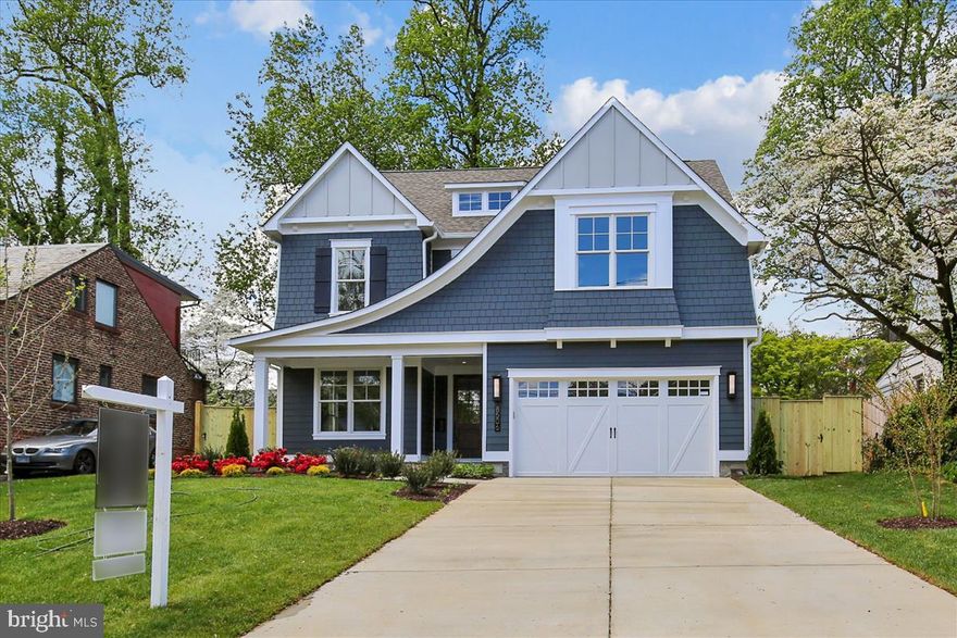Another masterpiece built by award winning builder, Mid-Atlantic Custom Builders. Four finished levels boasting 6 Bedrooms, 5 1/2 Bathrooms, and over 4,900 finished square feet. Large Family Room with fireplace, private Dining Room and oversize gourmet Kitchen with all stainless steel appliances. Master Suite with his & hers walk-in closets, luxurious Spa Bath with separate shower and soaking tub. Additional 3 Bedrooms and 2 Bathrooms in the 1st upper level. Bedroom and Bathroom in the Loft. Large lower level with Recreation Room, Exercise Room, 6th Bedroom and Bath. 2 car garage and a covered porch in the backyard. This gorgeous brand new home features all the details and Green features you have come to expect from a finely crafted Mid-Atlantic Home! In Walt Whitman High School District!