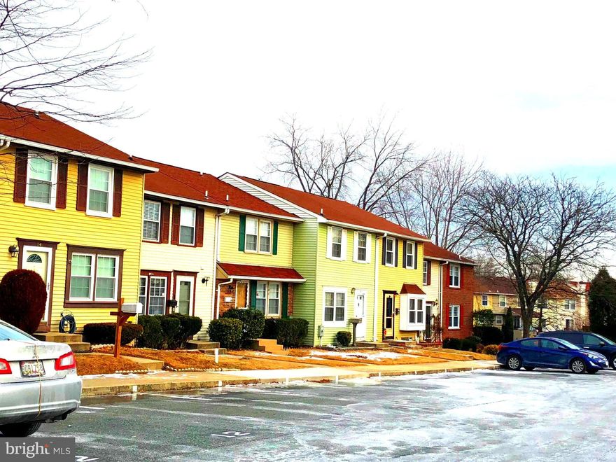 Clean freshly painted is ready for you!. The front door entrance opens unto an entry hallway and half bathroom.  The first floor has a front kitchen & a living/dining room with a lot of light.  Second floor 3 nice bedrooms with a full bathroom, plenty of closets space.  Beautiful finish basement with laminated floor, laundry room w/ storage space, with sliders to a back large patio/yard.