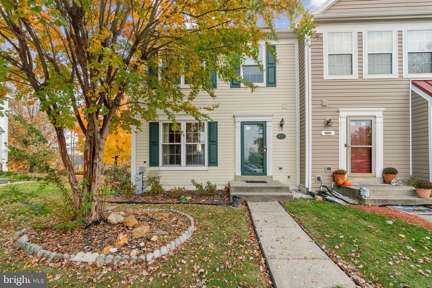 You won't want to miss this great opportunity in Laurel's Mayfair community.  This well-maintained end-of-group townhome has had many upgrades including a lovely deck, hardwood floors, fireplace, built-ins, and more.  Mayfair is conveniently located near I-95 just off Konterra Dr near the ICC for easy access to Washington DC, Columbia, and Baltimore, there is even a large EV charging station near to this community. Upon entering there's a half bath conveniently located near the front door and the eat-in kitchen is to the left, down a short hallway you'll find a formal dining area and a sunken living room with a wood-burning fireplace and built-ins, plus access to the rear deck. Upstairs the primary suite has an updated bath and new closets, across the hall are 2 other bedrooms and a full bath.  On the lower level, there is storage and an additional living area.  The home has been well maintained, however, it is being sold in as-is condition, the estate will not make any repairs and the home is priced accordingly. The roof is in good condition and houses rented solar panels that often pay the owner.