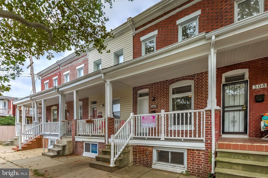 This charming 2 bedroom/ 2.5 bathroom row home located in Charles Village has a deck on the front of the home and a fenced in patio in the back. The main level is an open floor plan with high ceilings and plenty of natural light from the large windows. The kitchen is updated with stainless steel appliances and the recessed lighting throughout offers a homey vibe during the days and in the evening. The two bedrooms and inner closets are all very large.  The treelined street is especially beautiful during the fall and spring.  Close proximity to Hopkins University Homewood campus in Union Memorial Hospital.