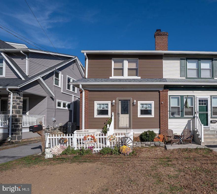 119 Wilson Ave TAKE TWO! Sellers are ready to go! Classic Havertown twin boats remodeled kitchen with open floor plan-notice the recessed lighting, ceramic tile floor, marble backsplash and granite countertops. There are also stainless steel appliances, additional shelving, built in microwave and an adorable nook currently used as a coffee station. The rustic beams and chandelier add to the coveted farmhouse look as well.  The living room has a whitewashed brick fireplace and mantle, perfect for relaxing evenings. Gleaming hardwood floors run throughout the home, enhancing its warmth and inviting atmosphere. The updated bathroom features ceramic tile flooring and walls, as well as a beautifully tiled tub/shower combo. Primary bedroom includes a large window that floods the room with natural light and offers two closets for ample storage. A convenient laundry chute in one of the three bedrooms connects to the basement laundry area. The walk-up attic has been finished with carpeting and closets, offering a versatile space for storage, an office or play area.  The updated enclosed front porch is a bright cheerful place for reading or tending to your plants. Additional highlights: newer windows throughout the first floor and unfinished walk-out basement with newer windows and under-stairs storage. The one-car detached garage includes an attic for extra storage. The exterior of the home has been meticulously maintained, with the siding replaced just three years ago and the roof replaced five years ago. A vinyl fence was added to the front yard and backyard two years ago, and the driveway was redone 2024. Drainspouts, gutters, and gutter guards were installed 2024. The electrical system - 2 YO, HWH/furnace-approx 4 YO. All major systems are good to go! Close proximity to public transportation, Philly, great restaurants and main line shopping!
