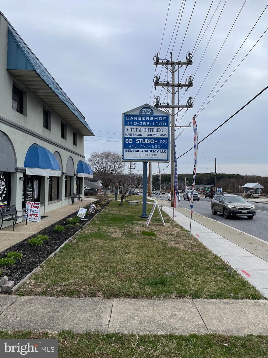 1000 sqft of Ground Level Storefront Space available on busy Belair Road.  Excellent exposure with traffic counts in excess of 27k cars per day.  Close proximity to Honeygo Blvd where extensive Commercial Development is in play. Ideal for retail or office use.   Easy access to 695, 95. Pylon Signage is available, and the lease is Modified Gross net of utilities.  Zoned BL