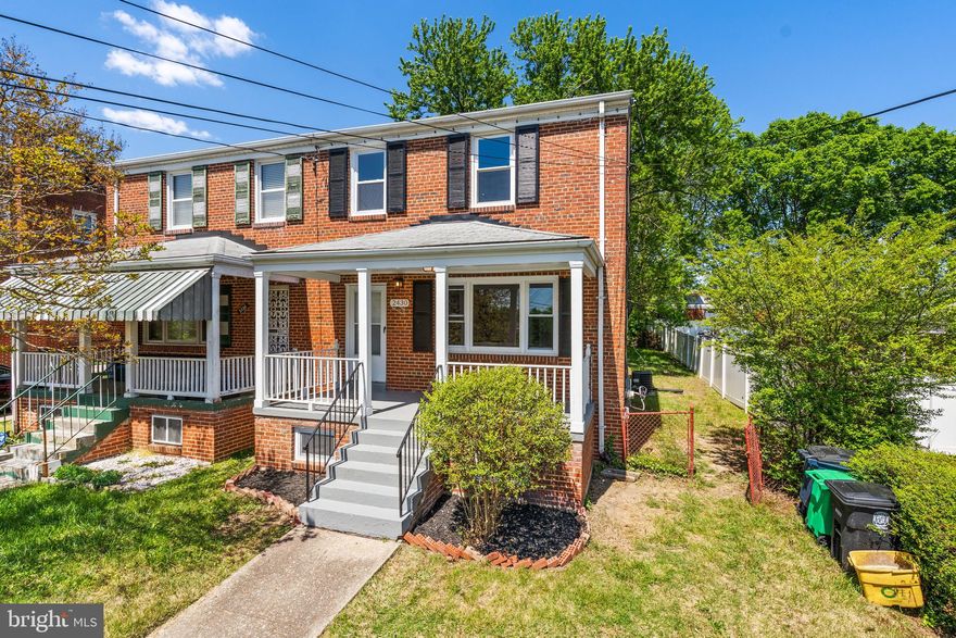 Take advantage of this opportunity for a well-kept, freshly painted house with 3 bedrooms on the upper level. Main level has refinished hardwood floors. Renovated kitchen with new Stainless steel appliances. New carpet on the basement.

Sold As Is. Priced to sell, Duplex in Hilcrest Heights community.