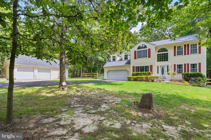 Welcome to 1746 Bayside Beach Rd in Pasadena, MD. This beautiful property, situated on 2.41 acres of land, is a rare find. The property features an inground pool, which was completely redone in 2018 with new plaster and coping, and new fencing installed just six months ago. With an 8ft deep end and a 3.5ft shallow end, this pool is perfect for both kids and adults. The property also offers two lawn sheds and a 2-car attached garage with shelving and a 200 amp panel. Plus, there's a 40x30  garage/shop with 6000 PSI flooring, extra storage upstairs with reinforced trusses, multiple outlets (110), air compressor piping, and 2 9ft bay doors - one mechanical and one manual. The shelving in the back right corner conveys. 

The roof was replaced in 2016, and all new siding was wrapped with new insulation in 2021. The property also comes with ADT security and Verizon Fios and fiber optic cable runs to the home. HVAC interior and exterior units were replaced in 2011, and the hot water tank (50 gallons) was replaced in 2015. The pressure tank was just replaced in 2021, and the water filter system is serviced every year in August. All new windows were installed in 2007, with the main large circular window above the front door and in the main bedroom replaced in 2015. 

Inside the home, the kitchen was completely remodeled in 2017 with granite countertops, stainless appliances, extra storage, and a new ceiling installed in 2020. The first floor features all hardwood floors, a half bath, and a pellet stove (as-is). The light above the dining room table does not convey. Upstairs, all new carpet was installed in 2022. The master bedroom features an additional office/rec room, a master en suite bath with a soaking tub and stand-up shower, and walk-in closets. There are two large spare bedrooms and one full bath. The finished basement has a wet bar, a half bath, and the potential to add a fourth bedroom, with a wardrobe in the basement that conveys. The sub pump was also recently replaced. 

With all these features and updates, this property totals over 3800 square feet and is move-in ready. Don't miss out on the chance to make this your dream home. Schedule a showing today!
