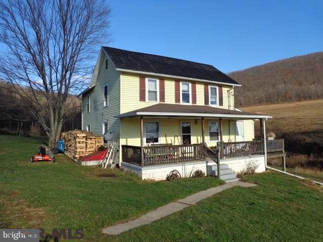 Scenic & Serene. Country Farmette in the Bald Eagle School District offering 88 acres of gently flowing pastures, boundless views & rolling hills. The 2-story farmhouse was built in 1902 & boasts 4 bedrooms, 2 full baths, spacious eat-in kitchen, large living room & separate dining room. First floor laundry room, handy mud room & a full bath. There are no current gas or oil leases on the property. Current owners purchases the property with half of the mineral rights, previous owner retains other half. There is a small stream that runs through the property, Little Marsh Run. Owners currently lease pastures to a neighbor for sheep (month to month).