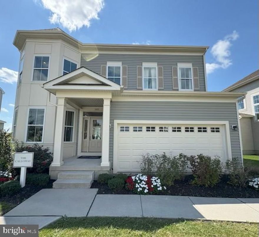 This is a builder model home sale.  This beautiful Calloway Queen Anne offers 2,657 square feet of living space.  The abundance of windows floods the family room and kitchen with natural light.  Upgraded luxury vinyl plank runs throughout the first floor, the upstairs hall, and primary bedroom.  The kitchen boasts an oversized island, quartz countertops, and a tiled backsplash.   Both bathrooms offer quartz vanity tops.