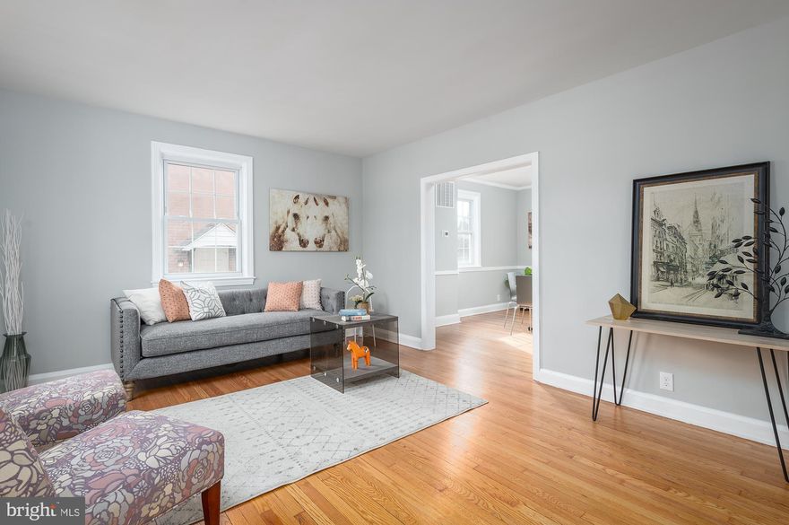 Beautiful brick colonial updated top to bottom awaits for its new owners, with a private driveway and a detached garage parking. Large and inviting living room boasting with amazing refinished hardwood floors, light filled cozy room with an amazing flow, leading into a separate dining room and a stylish kitchen with granite counters, cherry cabinets and stainless appliances. Second floor offers three large bedrooms with gleaming hardwood floors and a classic black and white colonial bath, with a trendy navy vanity. Lower finished level is a perfect space for an additional family room or guest suite with its separate fully renovated bathroom. The lushes backyard and a spacious deck make it a perfect oasis for your own family gatherings and cookouts. NewConveniently located in the most desirable Hamilton.