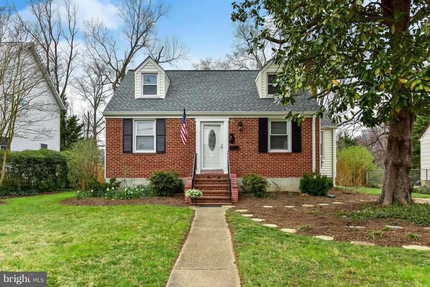 This charming Cape Cod is located in a lovely quiet community minutes to shopping/dining and commuters dream near all major transportation routes.  Well maintained, gleaming wood floors, pretty kitchen w/stainless appliances/granite, new custom paint, woodburning fireplace, large fenced rear yard, great storage, and more. Less than 6 years old include furnace, AC, hot water heater, fence, roof.