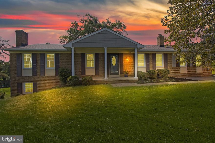 Lovely rancher with front porch on a gorgeous lot has been updated recently to include new roof, new heat pump that is now all electric, beautiful kitchen and bathrooms. With an open floor plan and access to the outdoors from kitchen, family room, and lower level, everyone will enjoy the home year round. From the three bedrooms and two full bathrooms on the upper level, family room off the kitchen with built-ins, mud room, multi-purpose room, sliding door to the deck and fully finished walk-out lower level with wood-burning fireplace, this home is move-in ready! The fully fenced in back yard offers limitless possibilities for your enjoyment! Buyers receive a one year home warranty (Cinch Home Services, previously HMS warranty, is in place currently for the sellers and it will be conveyed to buyers at settlement)