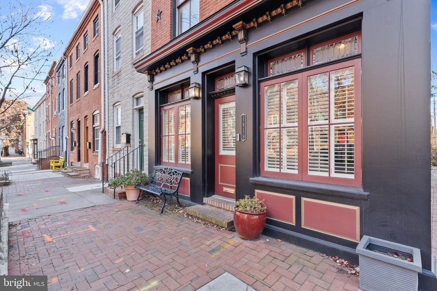 WELCOME TO 1919 BANK STREET - LOCATED IN THE HEART OF FELLS POINT. THIS EXTREMELY RARE 4-STORY/END OF GROUP/DOUBLE LOT FEATURES A SIDE ENTRY GARAGE WITH OVER 3,500+ SQUARE FEET WHICH ALSO INCLUDES A NEWLY RENOVATED IN-LAW SUITE.  BEAUTIFUL HARDWOODS CASCADE THROUGHOUT. ENJOY CUSTOM CABINETRY, UPGRADED TRIM AND PAINT, IMPORTED TILE, HIGH END GE CAFE SS APPLIANCE PACKAGE IN DESIGNER CHEF'S KITCHEN WITH OVERSIZED ISLAND. WHOLE HOUSE AUDIO BY GRAMOFONE. CUSTOM BLINDS AND SHUTTERS THROUGHOUT. TONS OF NATURAL LIGHT. FINISHED LOWER LEVEL - GREAT FOR HOME OFFICE, PLAYROOM, OR GYM. PRIVATE SECONDARY GREAT ROOM WITH CUSTOM WET BAR IS LOCATED BEHIND GARAGE JUST STEPS AWAY FROM THE PRIVATE COURTYARD.  HIGH CEILINGS. 6 TOTAL FIREPLACES. TONS OF STORAGE. WALK-IN SHOWERS. WALK-IN CLOSETS. SPACIOUS 4 BEDROOMS WITH 5 BATHROOMS. CLOSE PROXIMITY TO RETAIL SHOPPING, LOCAL DINING, PATTERSON PARK, AND ALL MAJOR HIGHWAYS. SCHEDULE A PRIVATE TOUR TODAY.