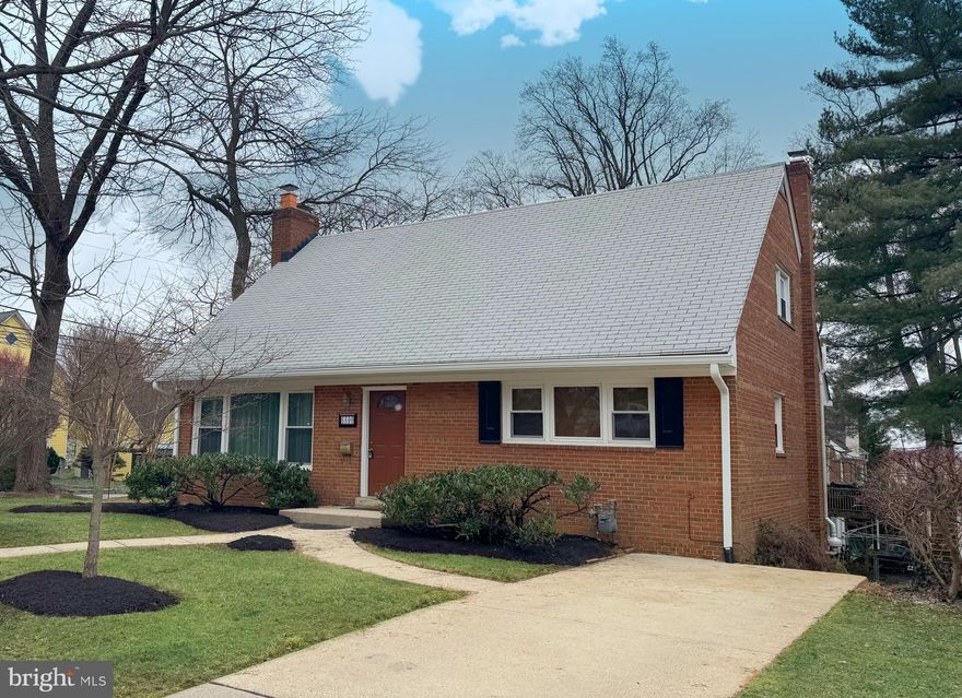 1st available showings Friday, February 21st.. Spacious Cape Cod in Woodside with 5 bedrooms and 2.5 baths on 3 finished levels.  Much larger than it appears; approximately 2200 sqft on 1st and 2nd level and lower level boasts over 1000 sqft. Many niceties; freshly painted throughout, refinished hard wood floors and on the main level two bedrooms, updated full bath, large living room with wood burning fireplace/mantel  and dining area  Ceramic tile floors where it matters most, updated kitchen off dining room with granite, stainless appliances and access to private deck and patio. Upstairs, 2 large bedrooms, hall bath, nice oversized closets and extra storage. Lower level, grand rec room and family room with fireplace, new LVTP plank flooring, and recessed lights. 5th bed room on walkout lower level with half bath, full laundry and also access to rear patio and stairs to deck. Bathrooms have been updated with granite and tile and new fixtures. 2 fireplaces, off street driveway parking. Location is fantastic, 3.5 blocks to Silver Spring Metro red line and all conveniences of downtown restaurants, shops and conveniences. Must see, by appointment online. Excellent condition, Property Sold As is