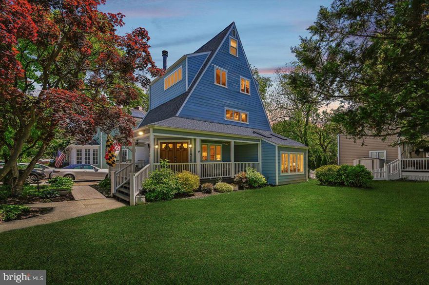 This exceptional 3-bedroom, 2.5-bath sun-drenched contemporary home sits on a spacious Eastport corner lot. Enjoy the vibrant Eastport lifestyle from your newly updated, well-maintained oasis featuring warm hardwood floors and generous living, dining, and kitchen areas. The open layout complements the coastal Eastport vibe, while the inviting wraparound porch is great for morning coffee or an evening cocktail. The living room’s focal point is a gas fireplace that reflects off the beautiful wood floors and opens to the gourmet kitchen and newly designed dining area.
The second level is dedicated entirely to the spacious primary spa-inspired suite with an oversized walk-in closet, custom built-ins, and an updated sublime bath with walk-in shower and heated floors. A hidden laundry room adds convenience. The private east-facing deck overlooks the rear yard, offering stunning sunrises to start your day.
The third level features two bedrooms and an elegant shared bath, with one bedroom enjoying winter water views. The fourth-floor loft can serve as a bedroom, office, or exercise space. The expansive back patio and side yard are ideal for BBQs and soaking in the Eastport atmosphere. Two highly coveted off-street parking spaces are a rare find.
Stroll Eastport streets, dine at five-star restaurants, enjoy cozy pubs, or watch boating activity from street-end parks. You’re moments from yacht clubs and marinas. Downtown Annapolis and the Naval Academy are close by via the charming Spa Creek drawbridge or the iconic water taxi. The Eastport peninsula is flanked by two creeks with quick access to the Severn River and Chesapeake Bay. Annapolis offers charm and sophistication with colleges, music venues, galleries, street fairs, acclaimed boat shows, and proximity to two major cities. Much of the home was updated to a high standard in 2024–25. Located just 5 miles from Route 50 and 97, you’ll have direct access to BWI and Washington, DC. Welcome home to your Eastport dream!