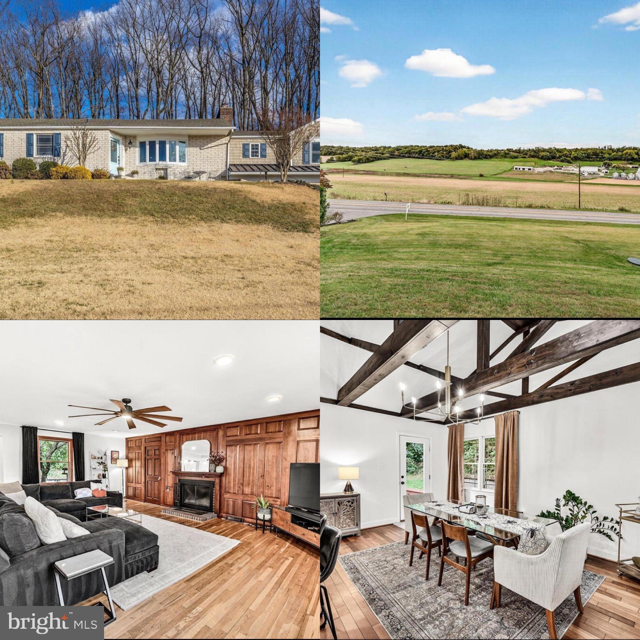 Welcome to your dream home — a beautifully maintained one level living retreat perfectly situated across from Monocacy Battlefield with elevated sunset views offering a blend of peace, privacy, and convenience.
This 4-bedroom, 3-full-bath home plus an additional den provides flexible living space ideal for families, remote work, or guests. Step inside to find vaulted ceilings, exquisite custom woodworking, and a wood-burning fireplace in the main living room — creating a warm, inviting ambiance that can heat the entire home.
The kitchen is a chef’s delight, featuring brand-new stainless steel appliances, granite countertops, and ample cabinetry. Enjoy meals in the adjoining dining area that opens to a spacious deck—perfect for entertaining—or relax on the additional patio overlooking your fenced-in yard with remarkable views.
The primary bedroom features wide-plank hardwood floors, while the rest of the home showcases stunning hardwood and craftsmanship throughout. Recent updates include a new hot water heater and new well pressure tank, offering peace of mind for years to come.
Outside, you’ll find an oversized 2-car garage, a circular driveway for easy access, and additional storage sheds—ideal for tools, hobbies, or outdoor gear. Fully fenced in flat backyard. 
Located in the highly sought-after Urbana district, this home offers easy access to parks, top-rated schools, and local shops such as Giant, the Urbana library, Starbucks, Panera, Urbana Lodge, Dairy Queen, gas stations, and more. You’re just minutes from major commuter routes (I-270 and Route 15) and shopping destinations such as Target, FSK Mall, Michaels, TJ Maxx, Staples, Aldi, and Panera.
Experience the best of both worlds—a serene countryside setting with the ultimate convenience of nearby amenities. This property truly combines comfort, craftsmanship, and location.
Floorplan and Video walkthrough uploaded.